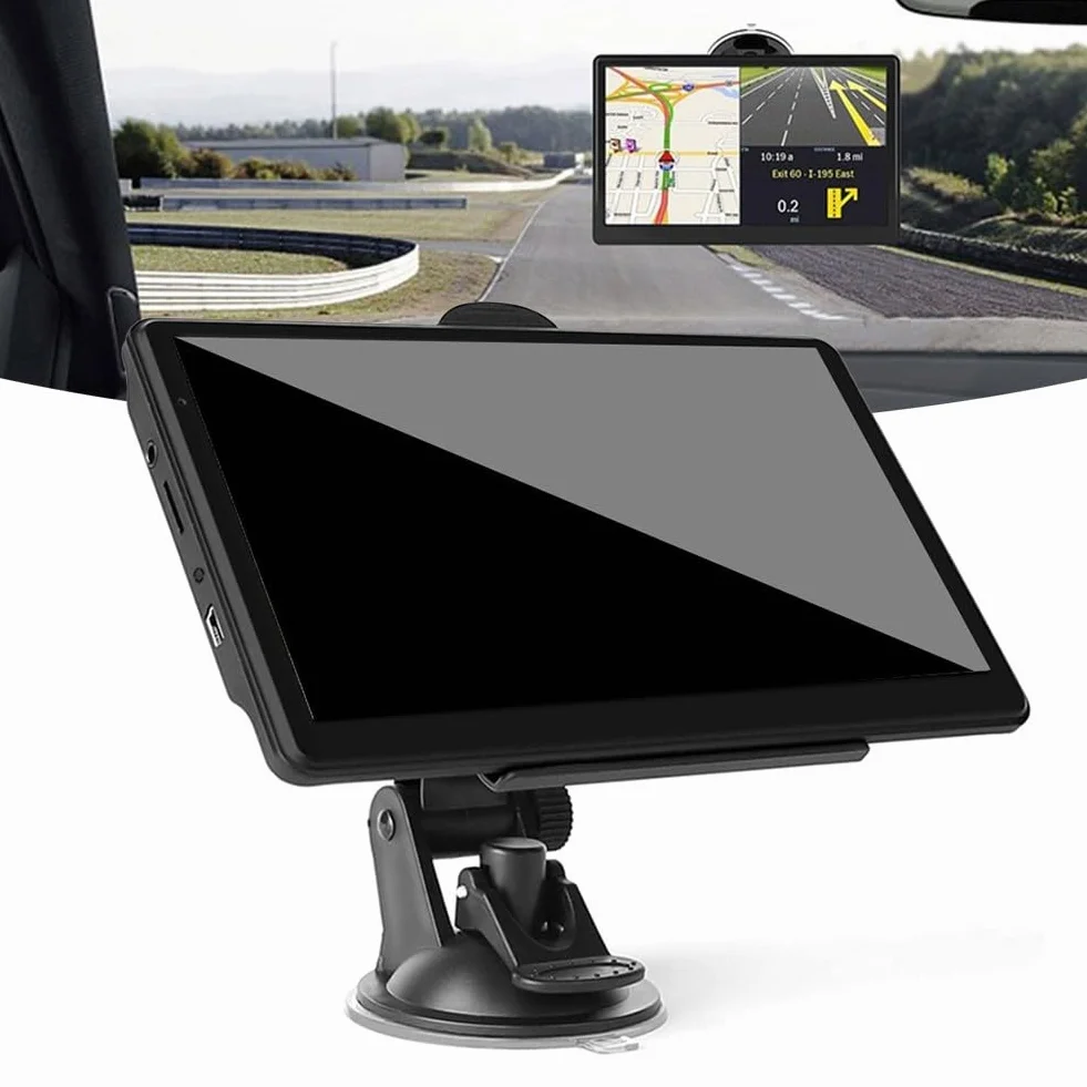 Navegador GPS 7 pulgadas para coches camiones mapas Europa Reino Unido actualizaciones de por vida