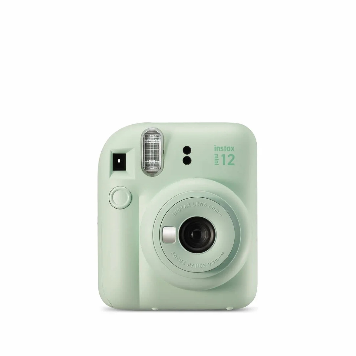 Instax Mini 12 Cámara instantánea, con autoexposición y Lente selfi incluida, Mint Green