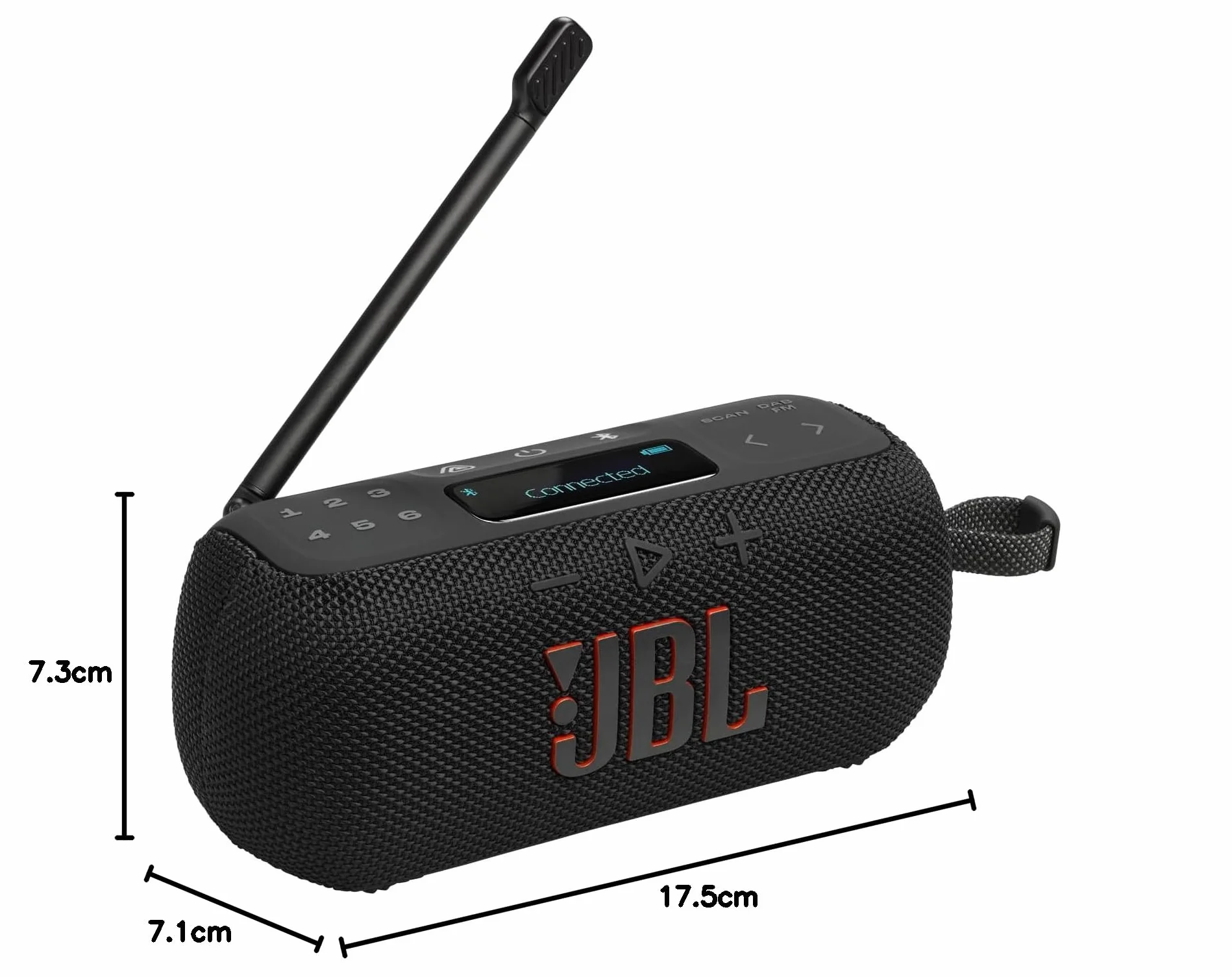 JBL Tuner 3 radio portátil DAB/DAB+/FM Bluetooth IP68 15h autonomía Negro