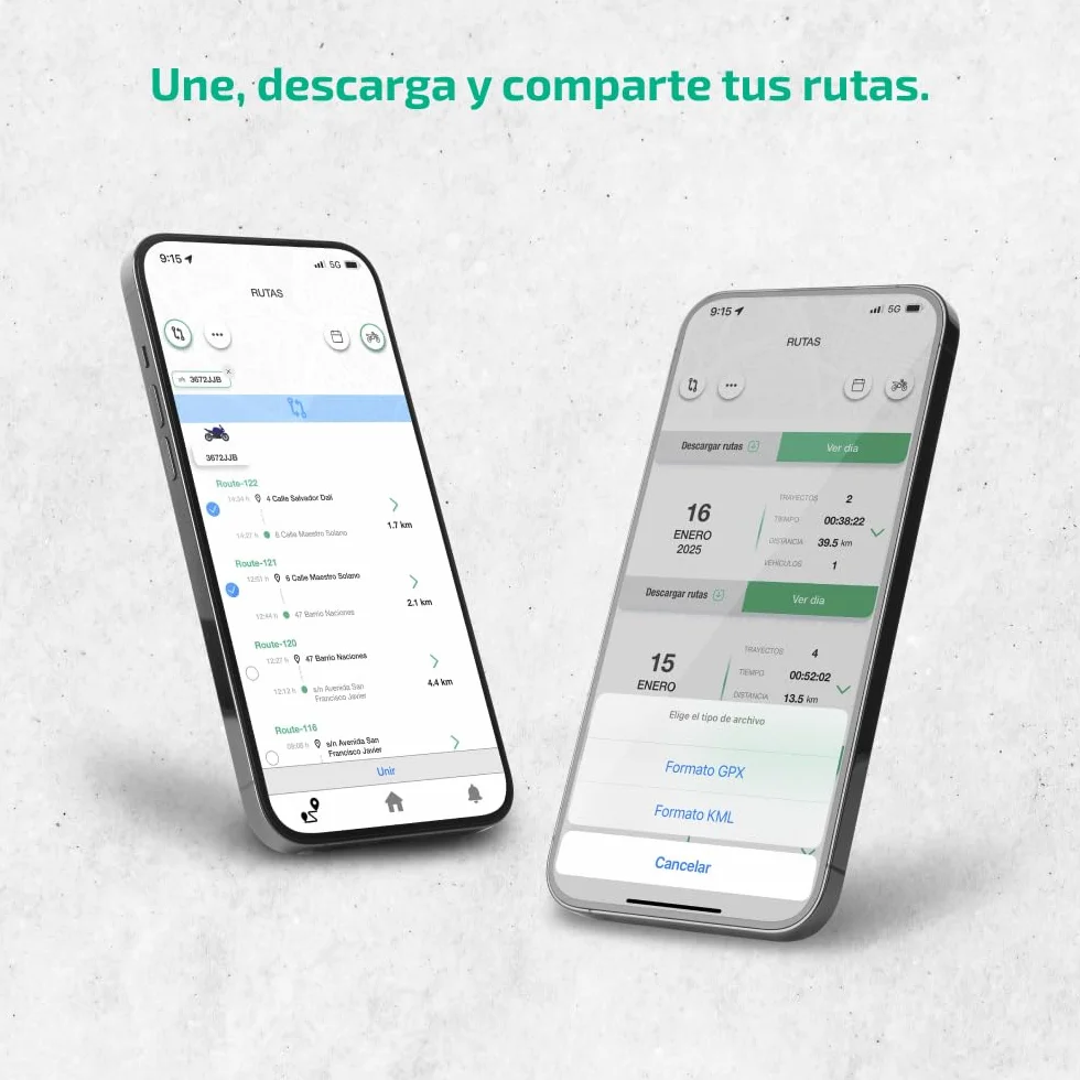 KOMOBI Pro MAX Localizador GPS para Moto con Alarma Antirrobo, Seguimiento en Tiempo Real, Detección de Accidentes y Aviso al Móvil. 3 años de suscripción