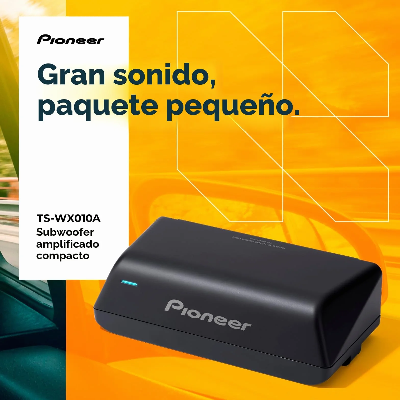 PIONEER TS-WX010A Subwoofer Activo Amplificador Clase D 160W