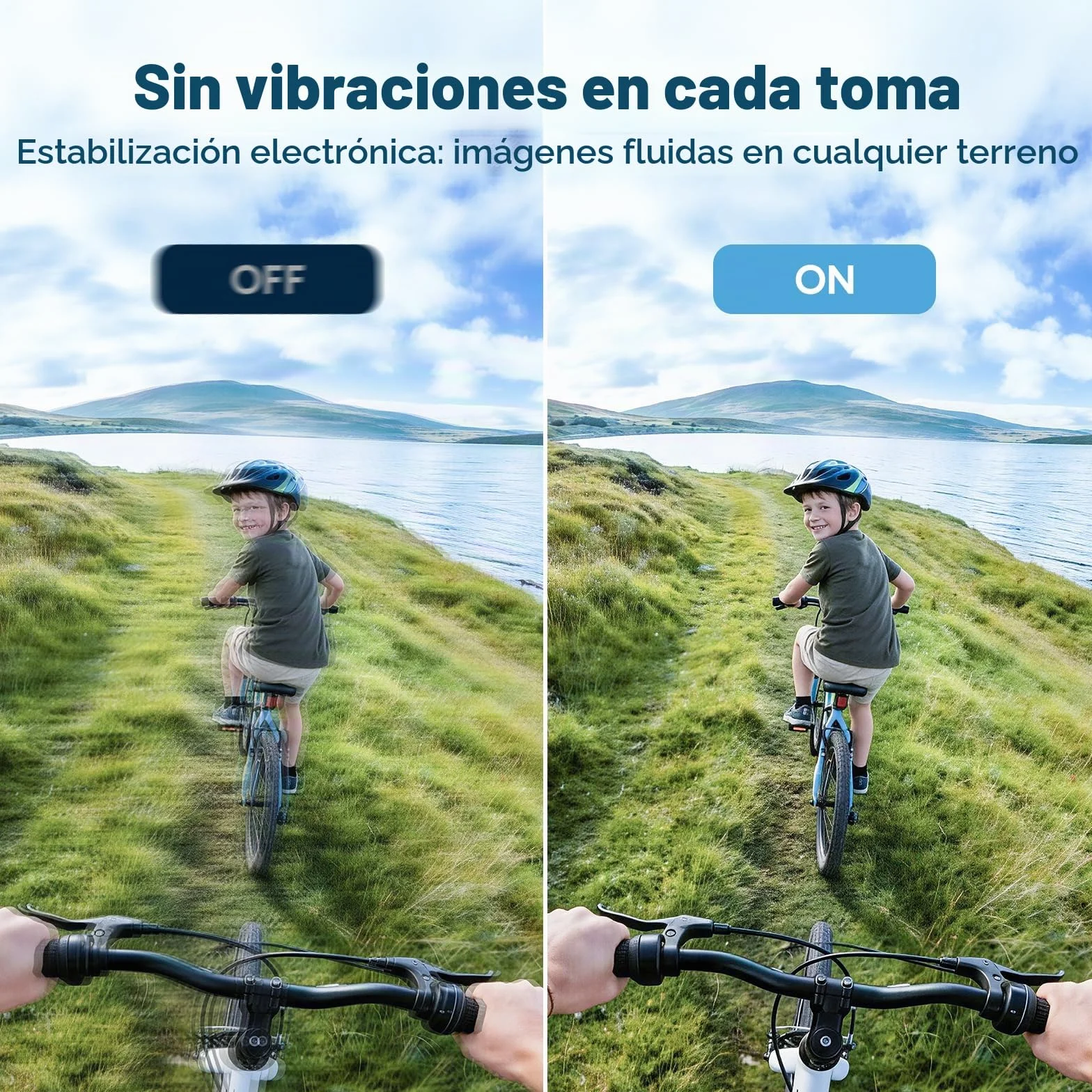 AKASO EK7000 Cámara Deportiva 4K 20MP WiFi 170° Gran Ángulo EIS Control Remoto 2.4G Sumergible 30M 2 Baterías 64GB