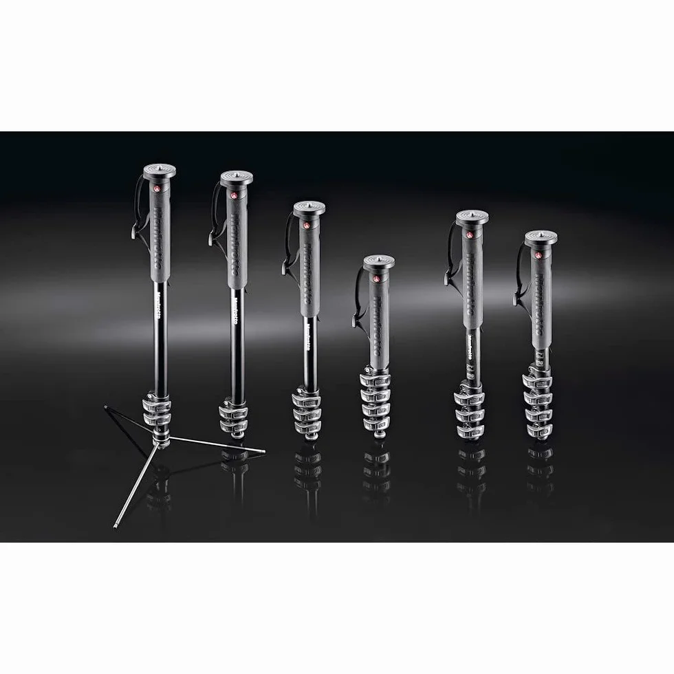 Manfrotto MPMXPROC4 - Monopié XPRO+, 4 secciones, fibra de carbono