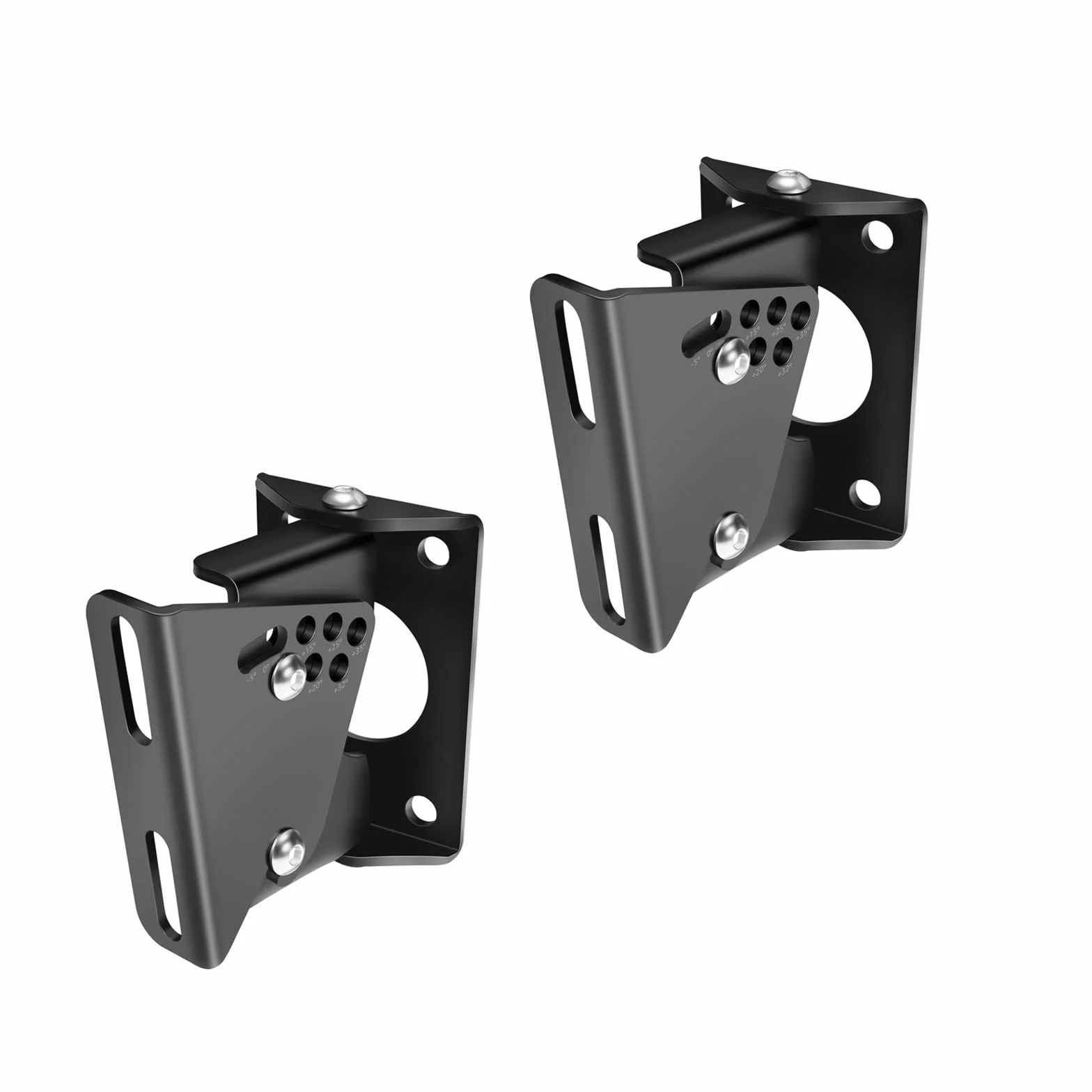 Soportes de Pared para Altavoces Resistentes, Montaje en Pared Universal para Altavoces Samsung/Bose/LG/Yamaha/Teufel, Soportes de Pared de ángulo Ajustable, soporta hasta 40 kg (1 par)