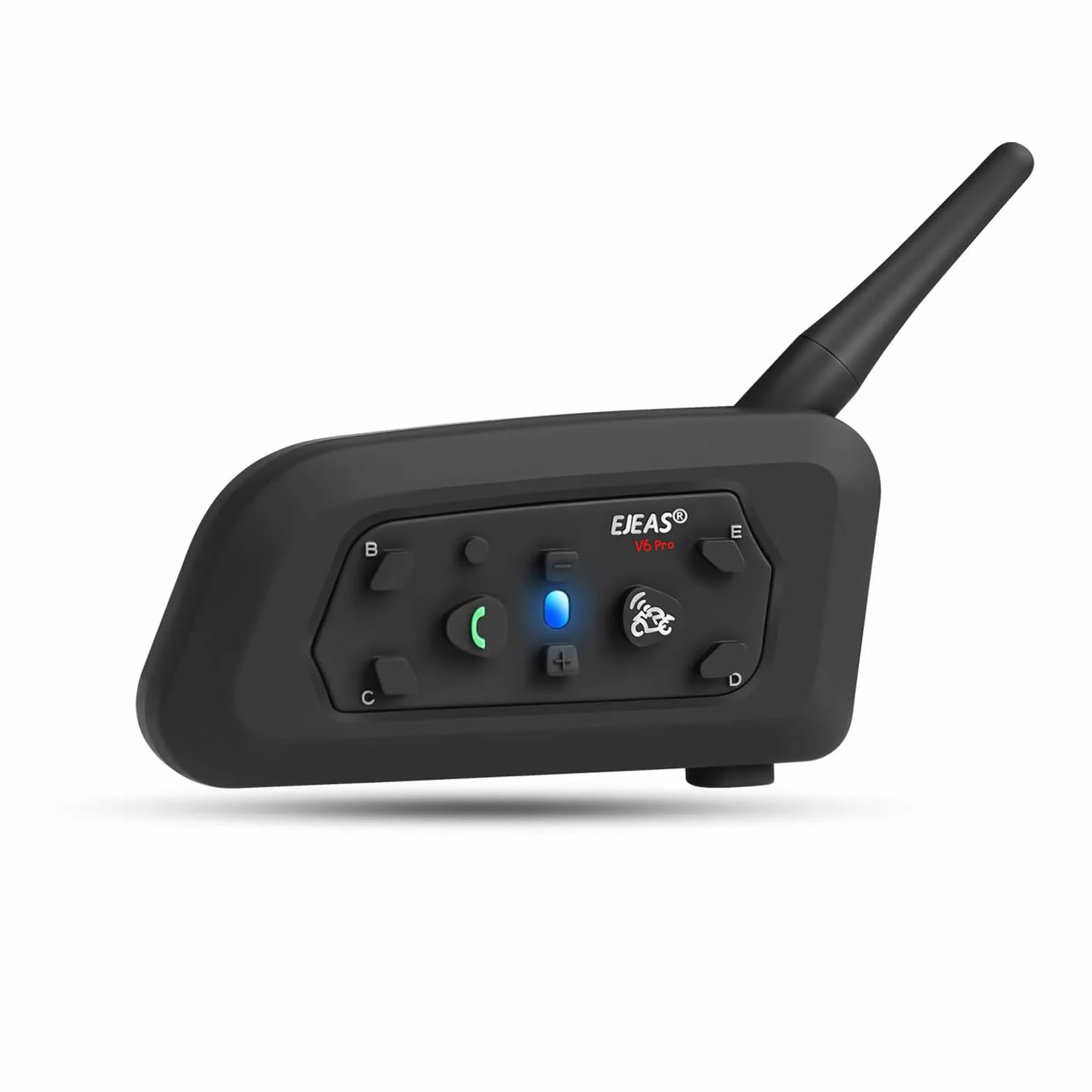 EJEAS V6 Pro Intercomunicador Casco Moto Bluetooth 3.0 Auricular 1200M 2 Personas Full Duplex Wireless Interphone