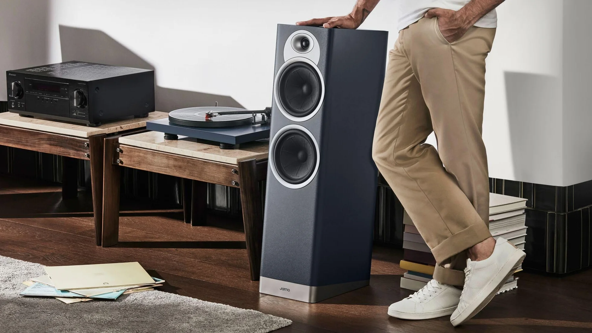 Jamo S7-25F Pair of Floor Speakers Blue FJORD