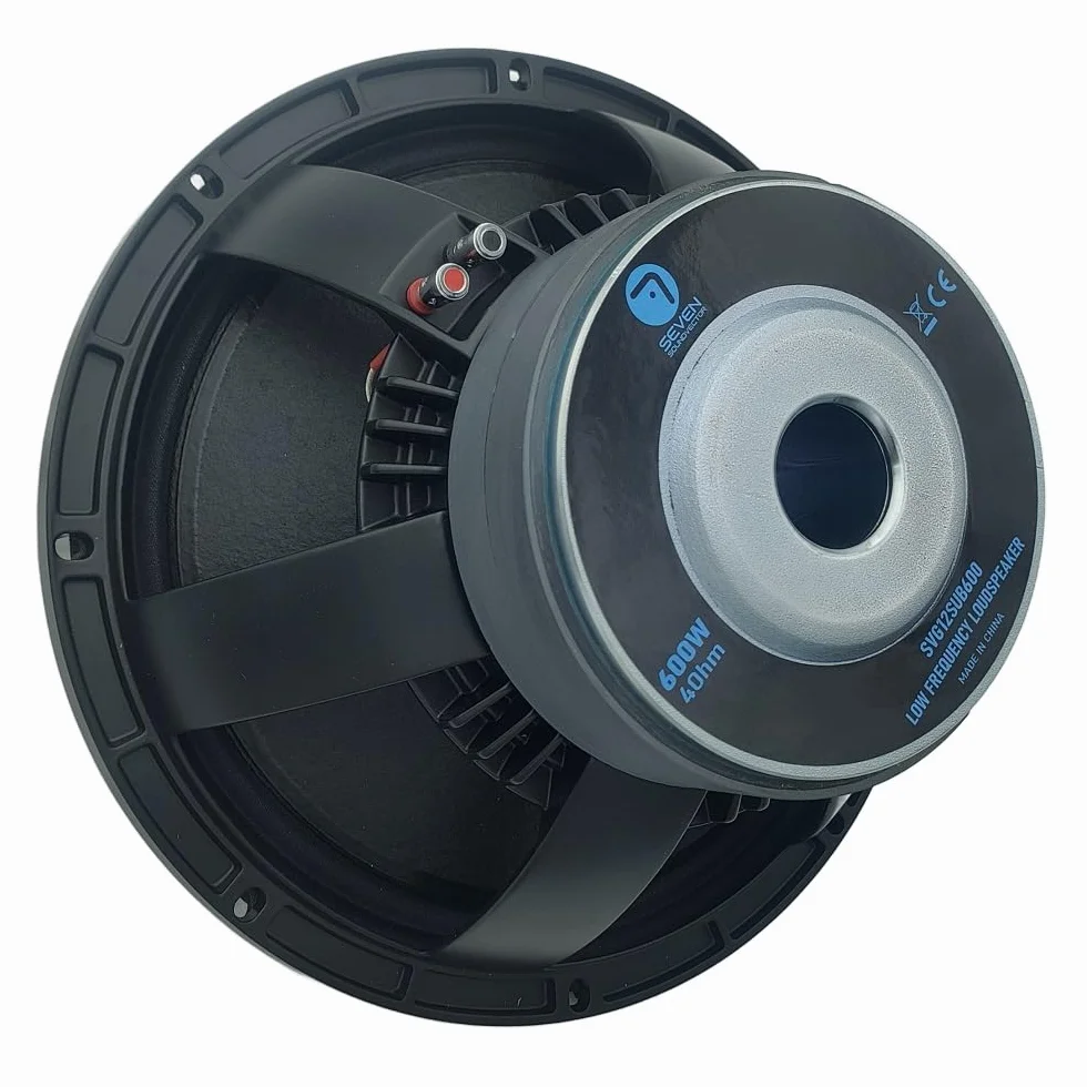Seven Soundvector SVG12SUB600/4 Subwoofer 12" 600W AES 1200W Peak 4 Ohm Profesional