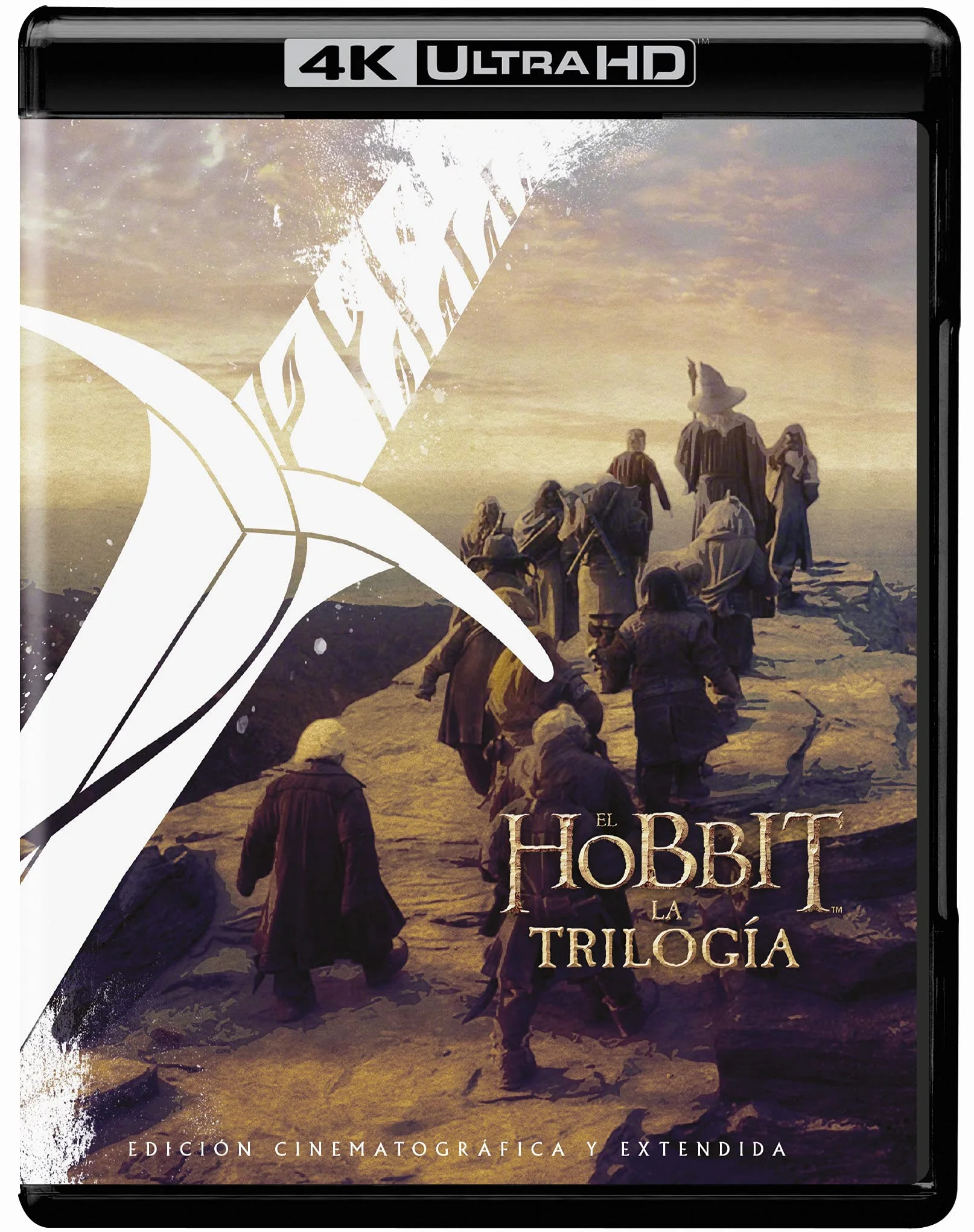 Trilogía El Hobbit versión cinematográfica + versión extendida 4k Ultra-HD [Blu-ray]