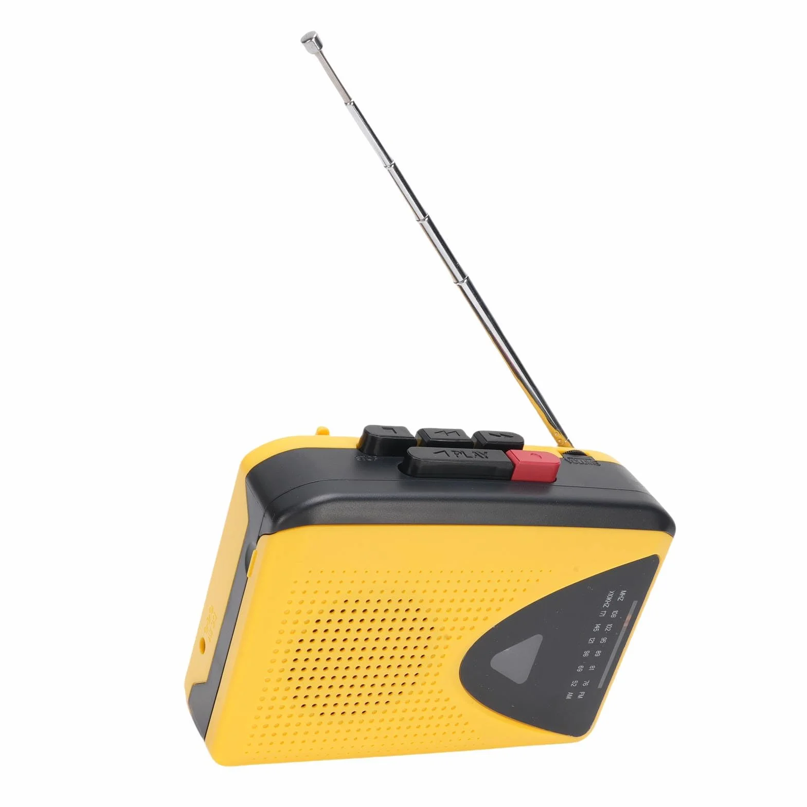 Reproductor de Cassette Portátil con Radio AM/FM, Bluetooth y Grabación Retro