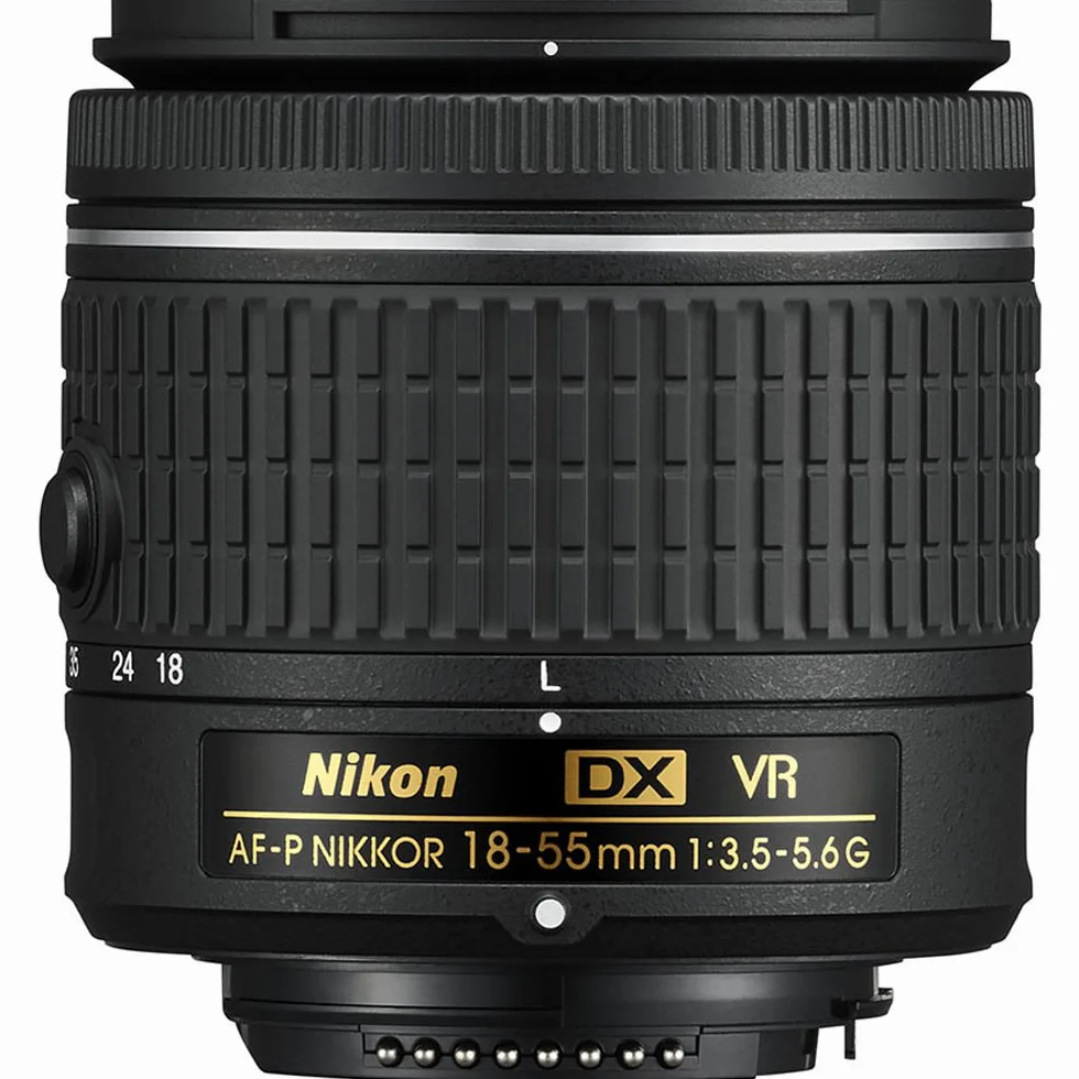 Nikon 18-55 mm f/3.5-5.6G VR AF-P DX Nikkor Lente para cámara
