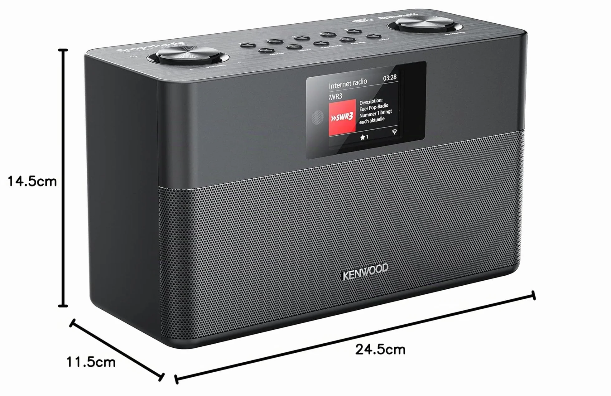 Radio Kenwood CR-ST100S-B Negro