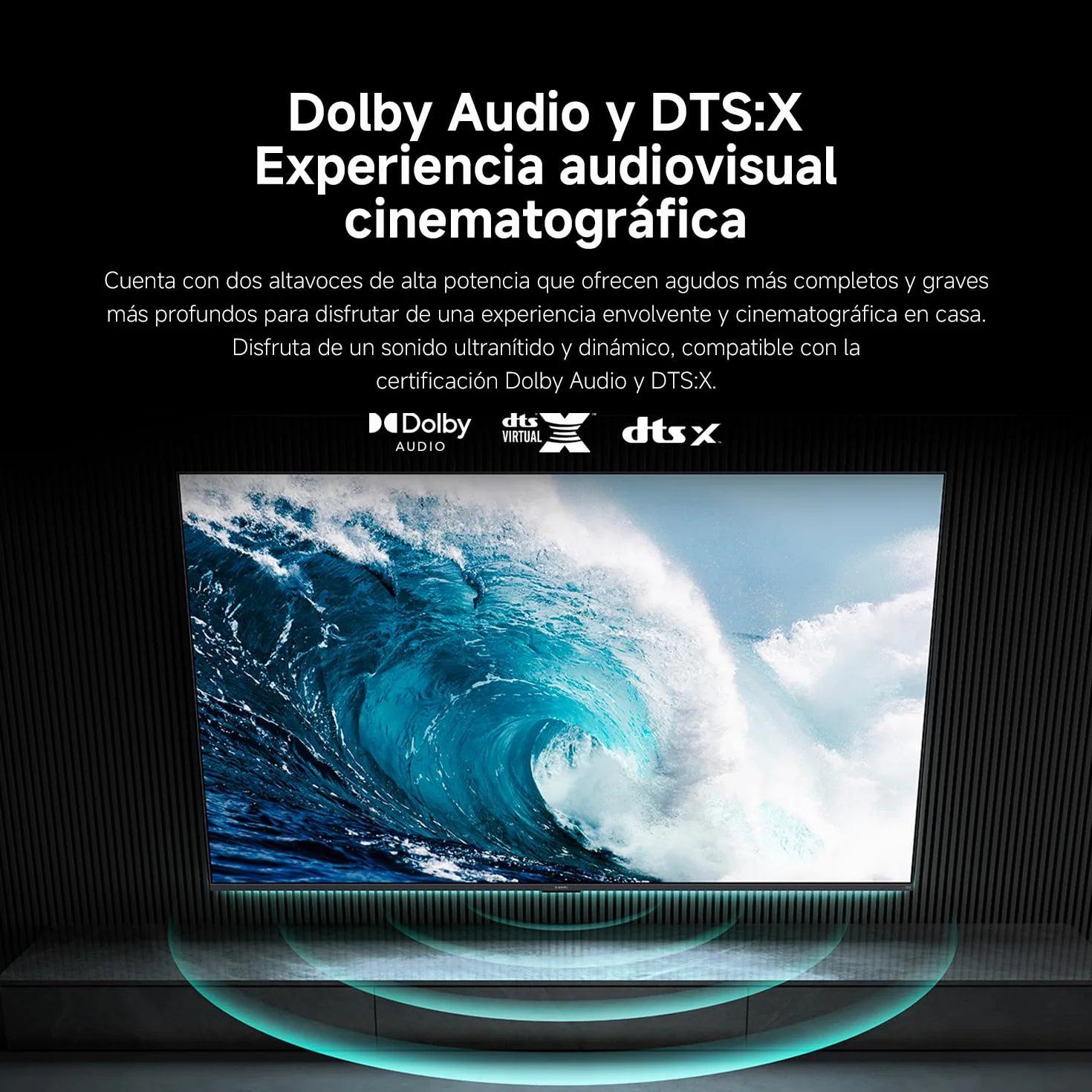 Xiaomi TV F 50 50 Pulgadas 127 cm 4K UHD Smart TV Fire OS8 Control por Voz Alexa HDR10 MEMC Modo Game Boost 120Hz 2GB+32GB Compatible con Apple AirPlay