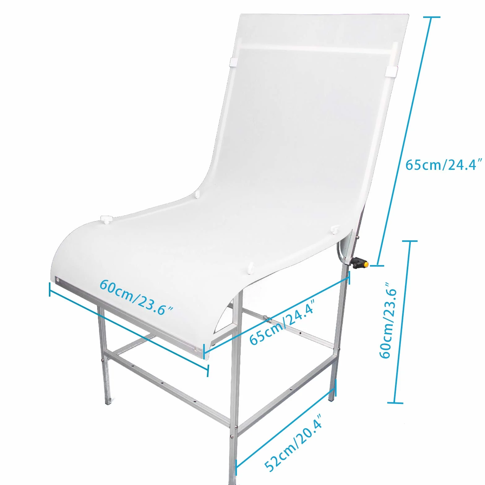 Especialidad Fotografía Photo Studio Mesa de Disparo 130x60cm Plegable y Portátil con 3 Fondos de PVC para Todavía Vida Producto Shooting