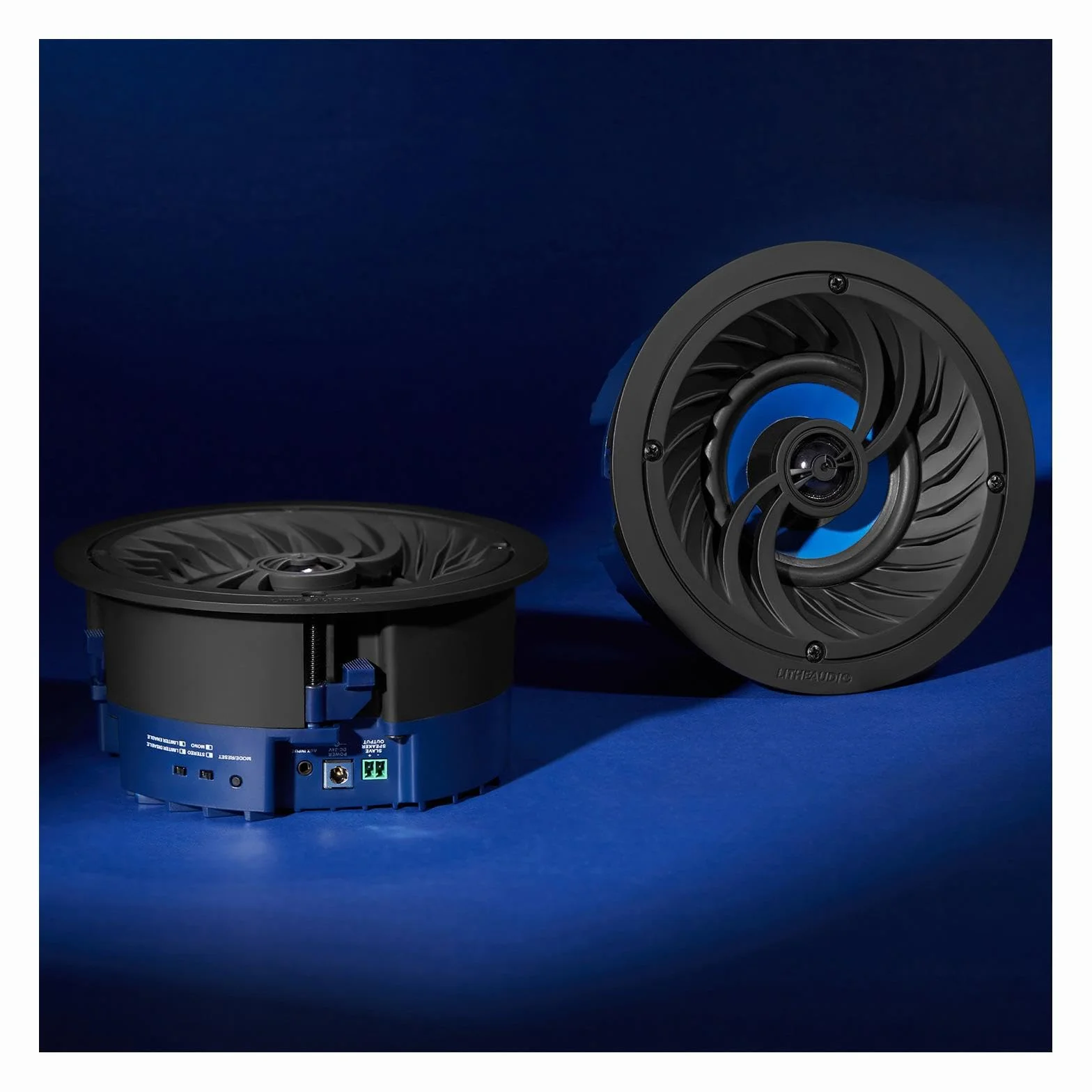 Lithe Audio Altavoz de techo Bluetooth de 4 pulgadas, clasificación IP44, maestro único