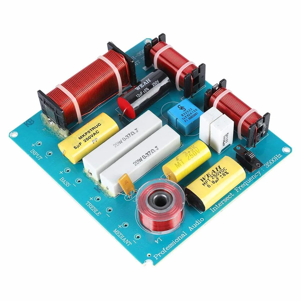Divisor de frecuencia de 3 vías 300W para altavoz KTV DIY