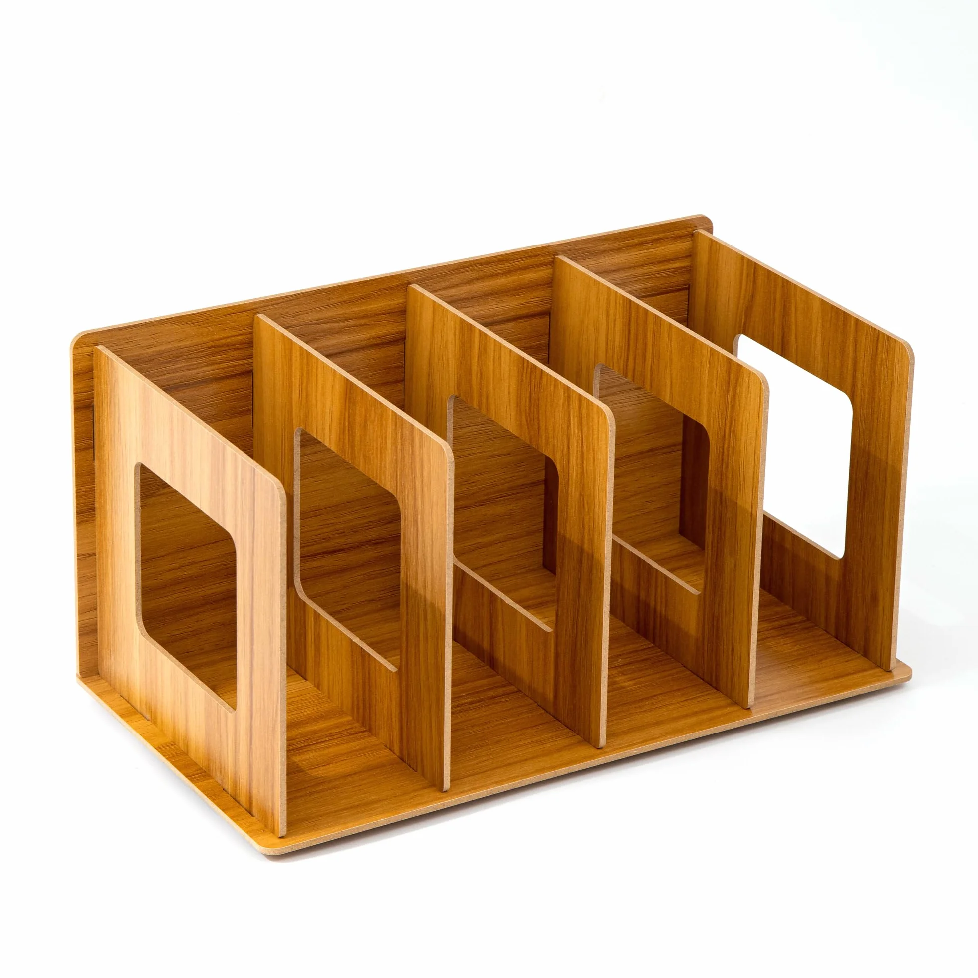 Estantería de Madera para CD, DVD, BluRay, Videojuegos, Libros y Revistas - Soporte de Almacenamiento y Organización Perfecta