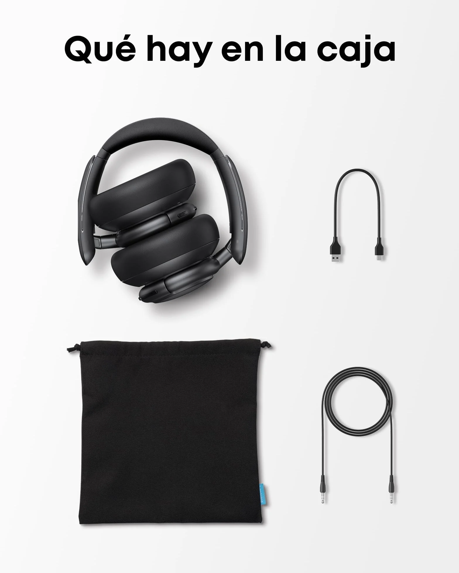 Soundcore Anker Q30 Cascos Inalámbricos Bluetooth Cancelación de Ruido Activa Híbrida Sonido Hi-Res 50H Reproducción
