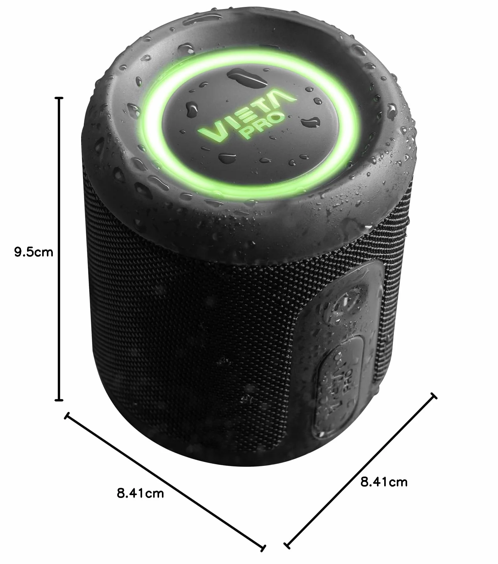 Vieta Pro Easy 4 Altavoz Bluetooth 25W Portátil Impermeable IPX7 con Luces RGB