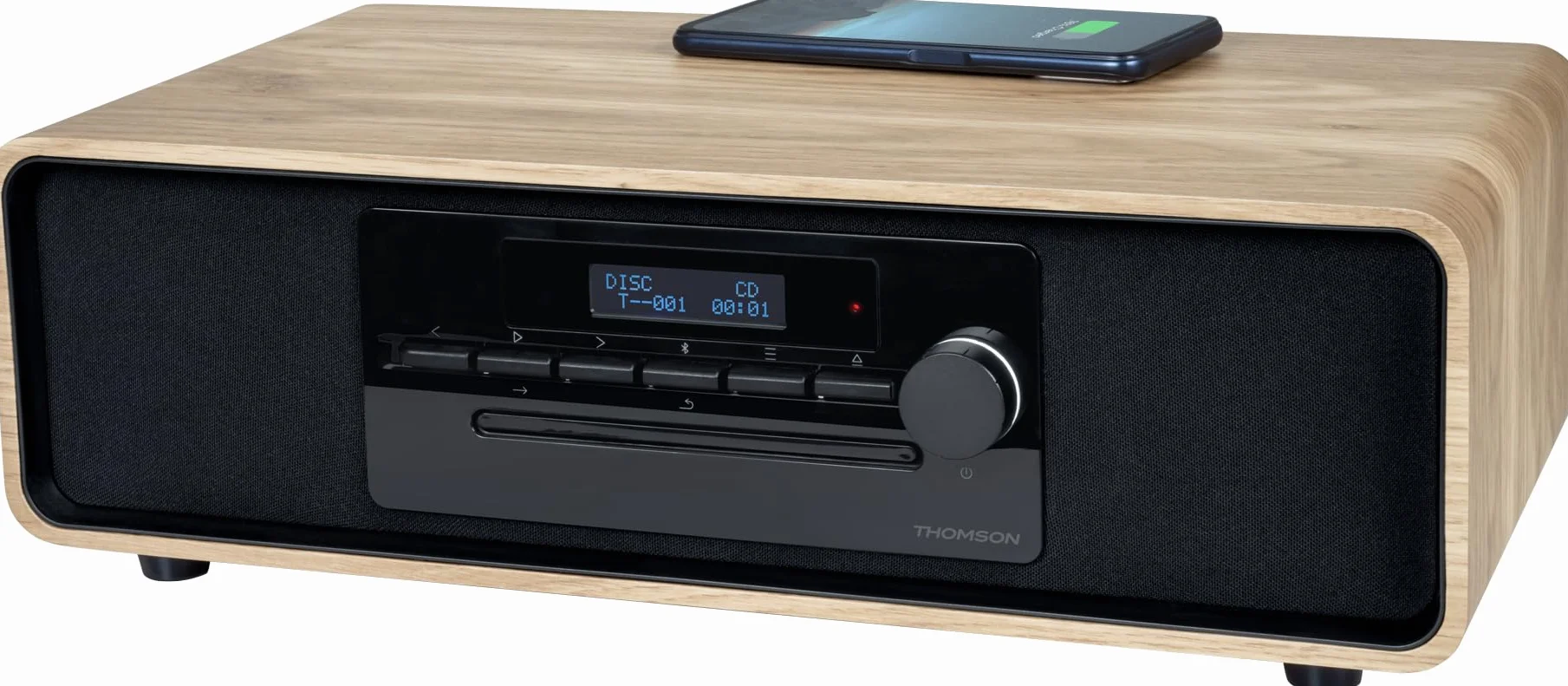 THOMSON Microsistema Bluetooth Radio FM DAB+ CD MP3 USB 75W LCD 230V