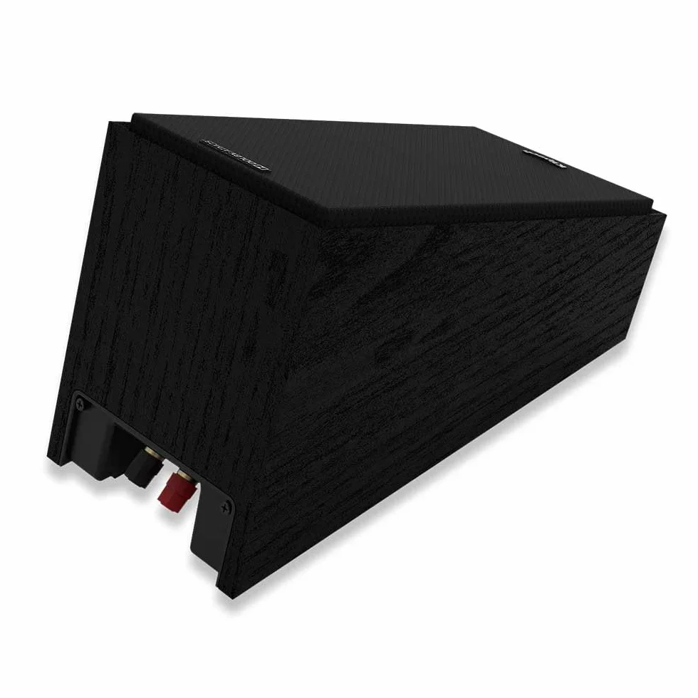 Klipsch R-40SA Black (Pareja) - Altavoces Sorround Dolby Atmos para Home Cinema proyección Techo