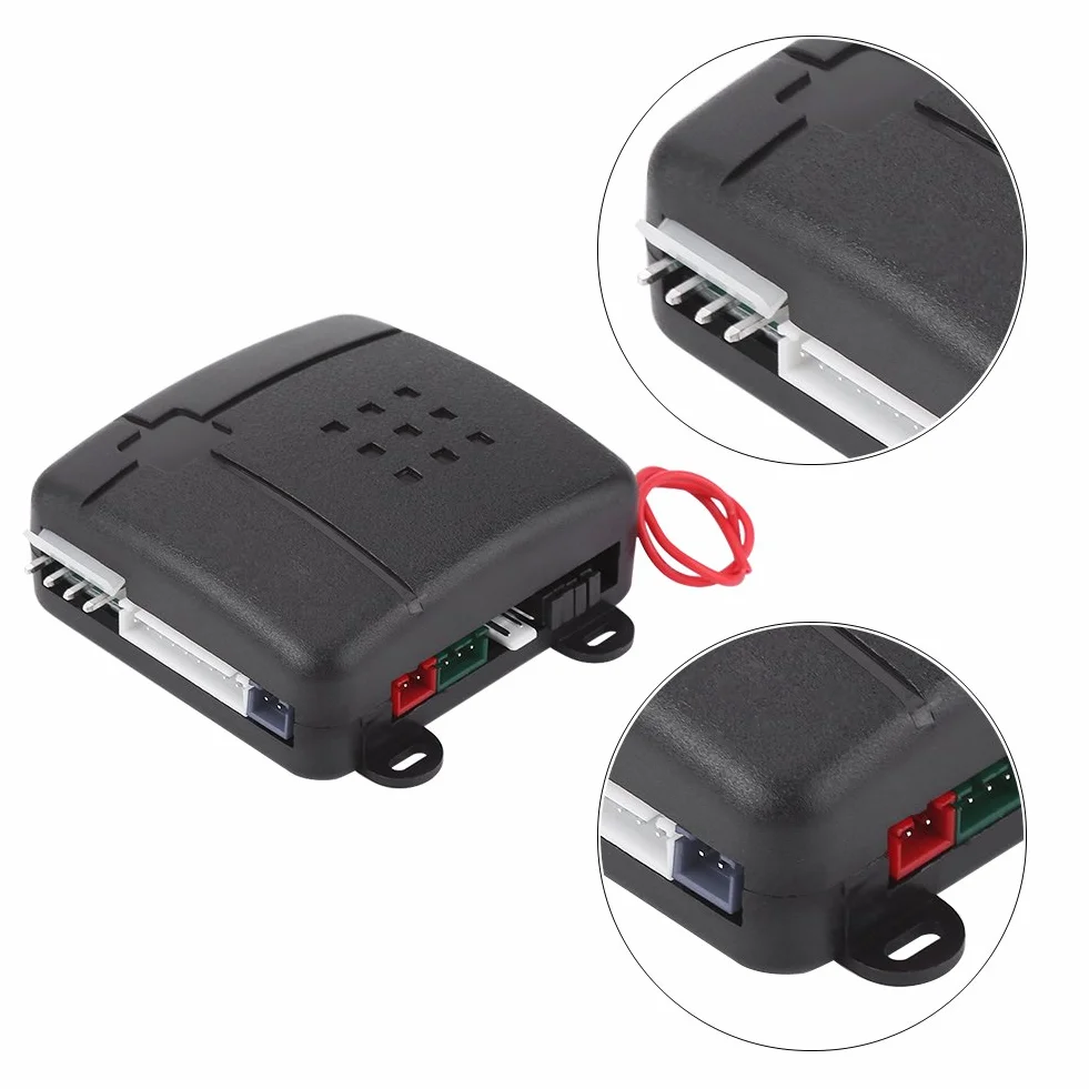 Alarma coche, entrada sin llave y 2 mandos, seguridad universal con sirena y cierre centralizado, for conductores y propietarios de vehículos