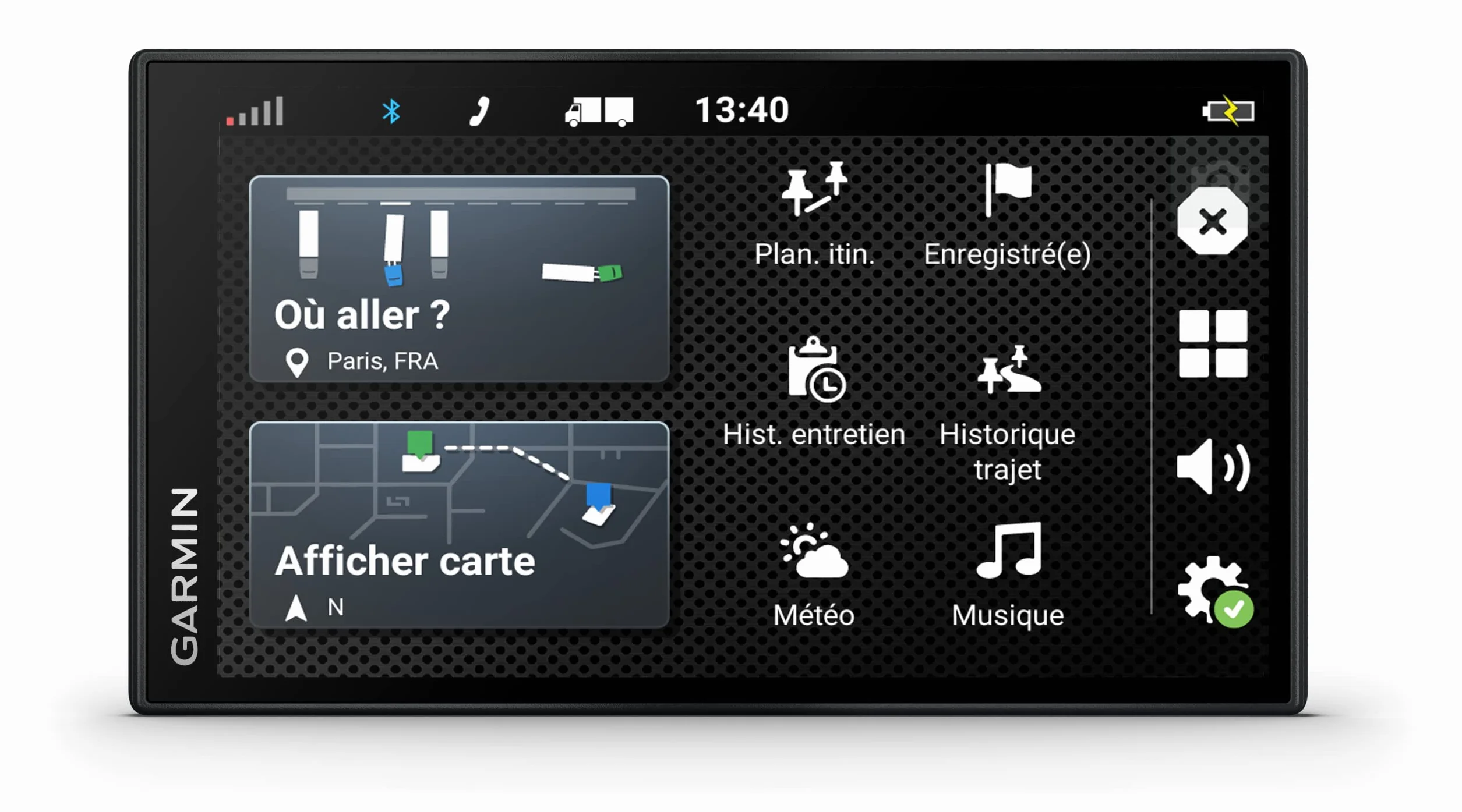 Garmin Dezl LGV610, Navegador Satelital para Camiones de la UE con Pantalla Táctil de 6" (Reacondicionado)
