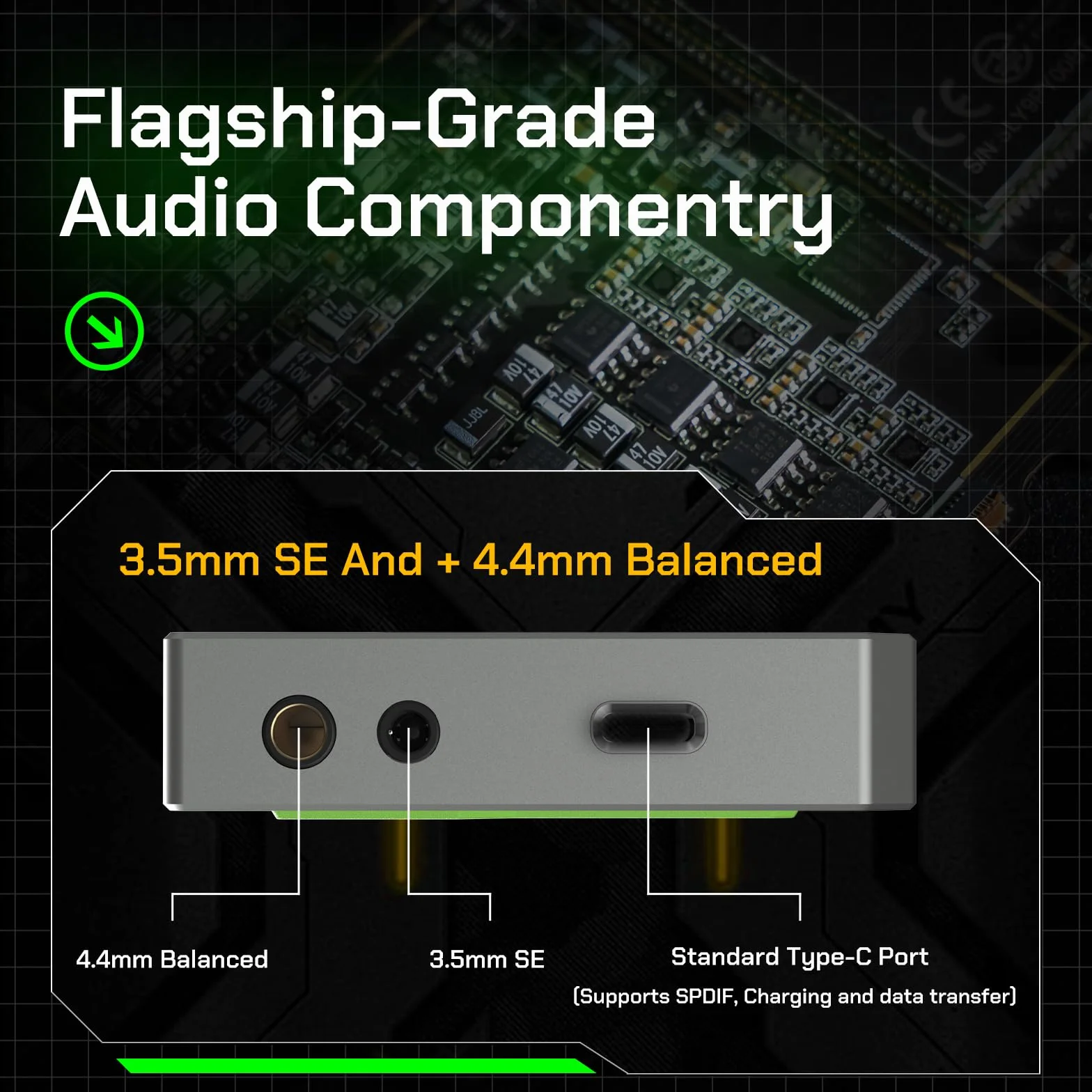 Reproductor de música Hi-Res HiBy R4 con DAC ES90182CM, 525mW de Potencia, MQA 16x, Android 12, Pantalla de 4.7", DSD hasta 256, 4.4mm balanceada, 11 Horas de batería (Negro)