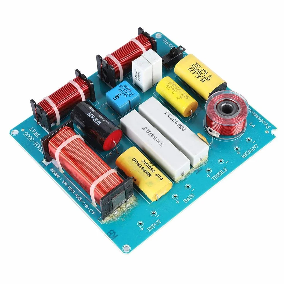 Divisor de frecuencia de 3 vías 300W para altavoz KTV DIY