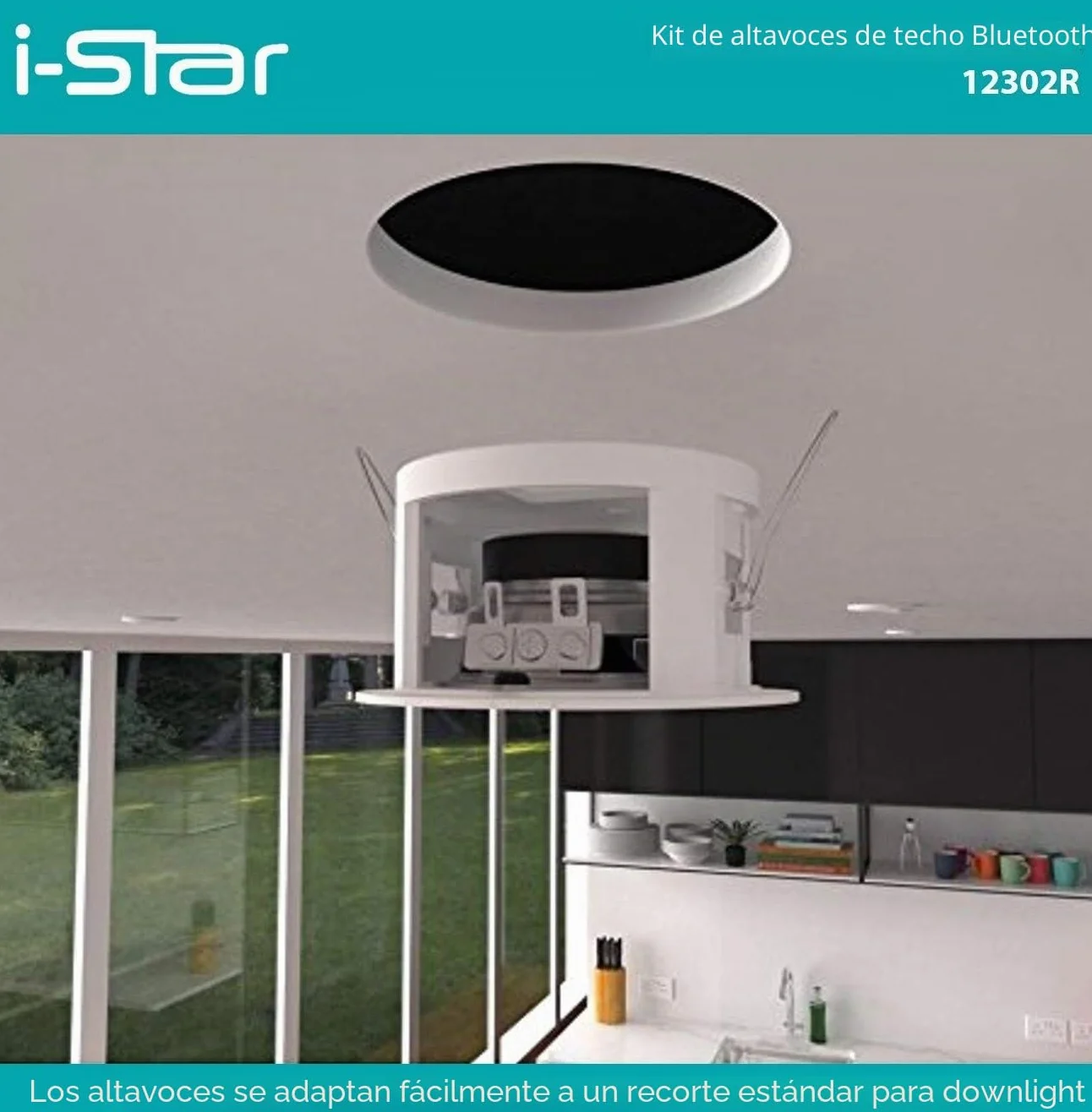 i-Star Bluetooth Altavoces de Techo Kit Completo