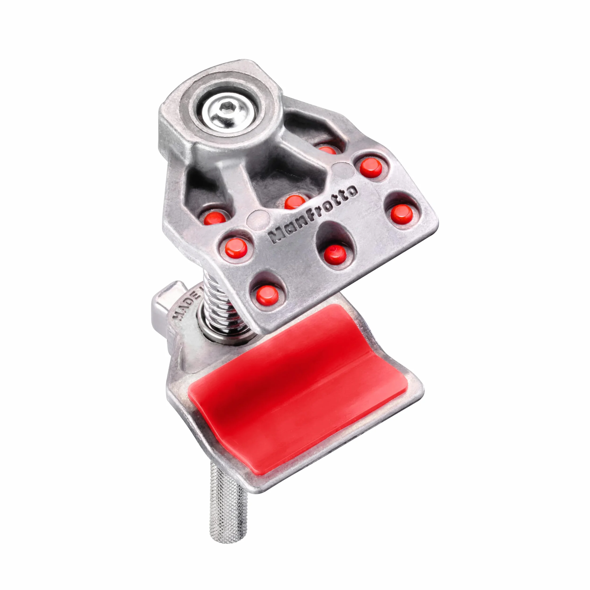 Manfrotto Abrazadera para tornillo de banco, 5 cm, color gris