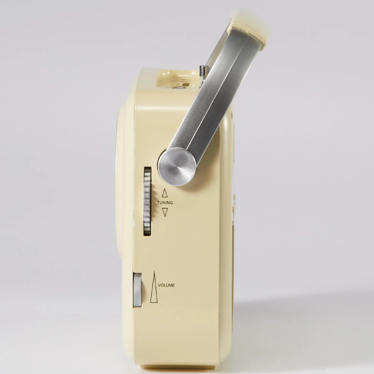 Radio Retro Am FM, Pequeñas Radios Portátiles con Bluetooth, Funcionan con Pilas C*4 O Enchufadas a La Pared, Soportan Tarjeta SD/USB/Entrada AUX/Salida de Auriculares para Casa/Exterior（Beige）