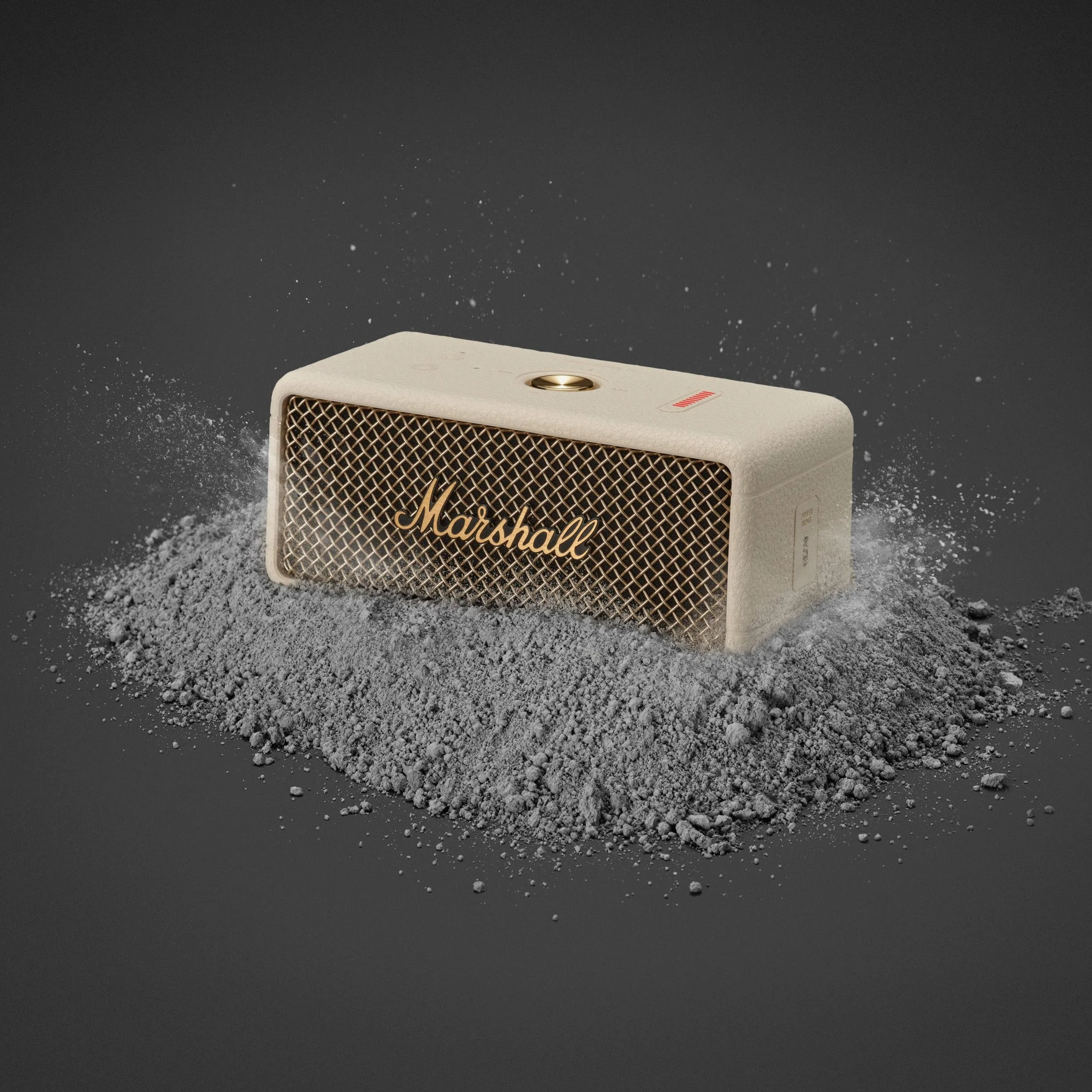 Marshall Emberton III Altavoz Bluetooth portátil IP67 resistente al polvo y agua, 32h reproducción - Crema