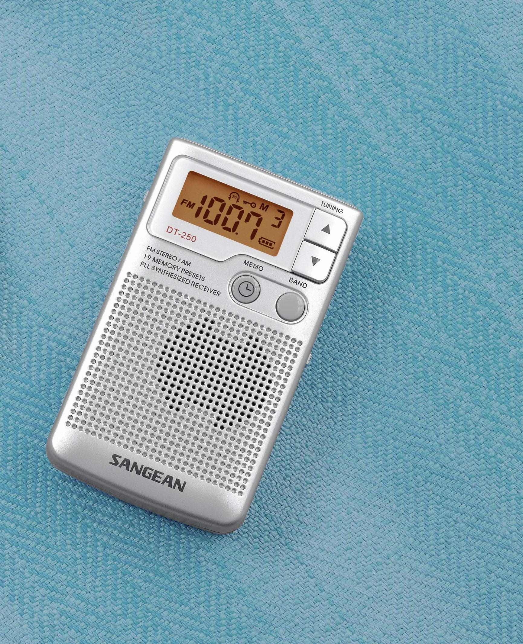 Sangean DT-250 - Radio, plateado