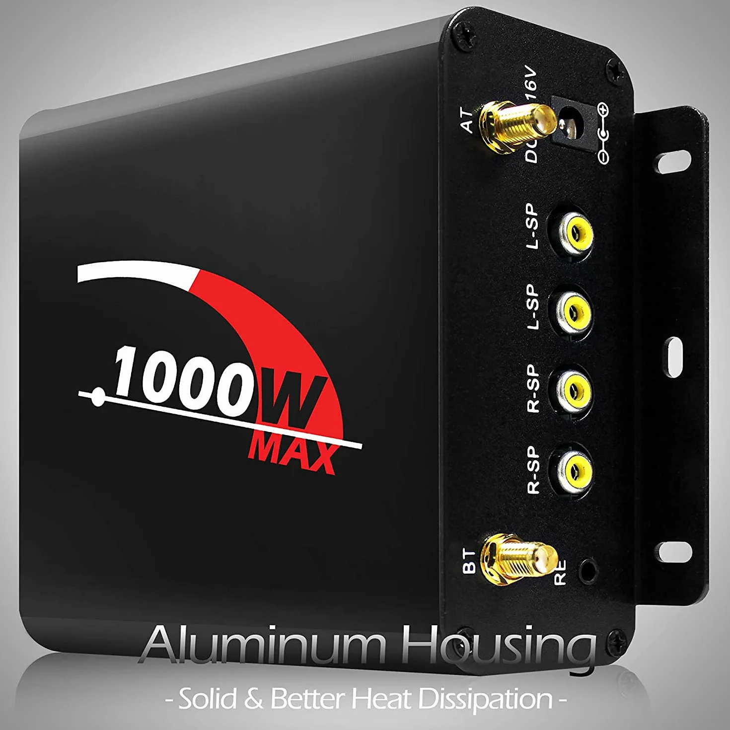 Amplificador estéreo Bluetooth M1000 1000W 4 Canales Radio AUX USB SD FM para Harley ATV UTV RZR