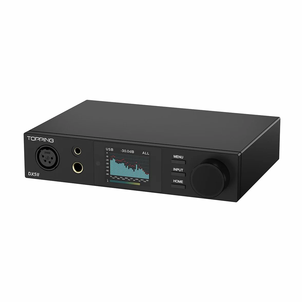 Topping DX5 II - Amplificador DAC y amplificador de auriculares, doble ES9039Q2M DSD512 PCM768 kHz