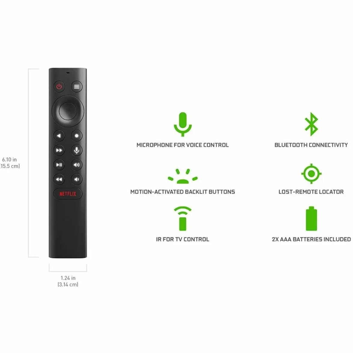 Nvidia Shield TV Pro, Procesador con Control Remoto, Chrome, Negro