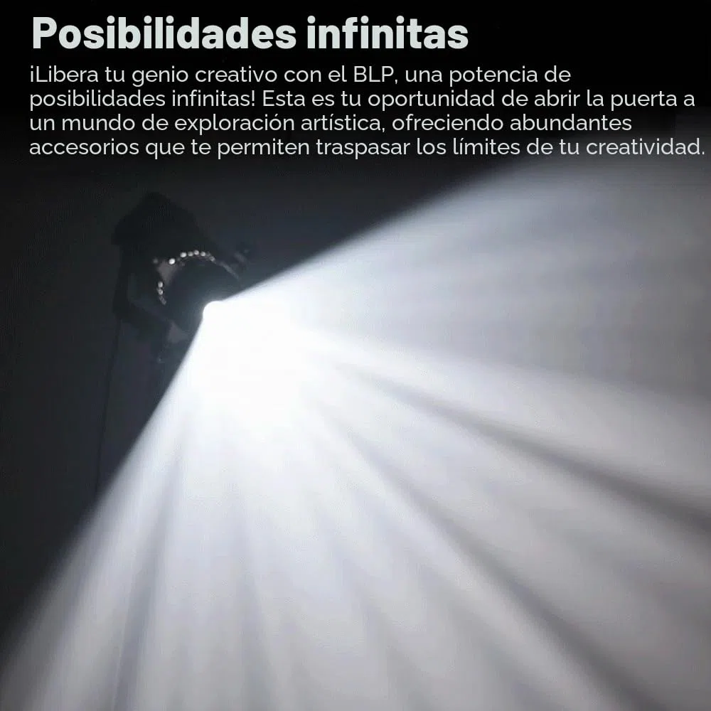 GODOX Proyector BLP, fotografía Snoot para Bowens Mount S30 SL60W SL60IIBi VL150 VL150II M300D M600D CB60 CB100C CB200B 100X 200X 300D LED luz continua (BLP KIT1)