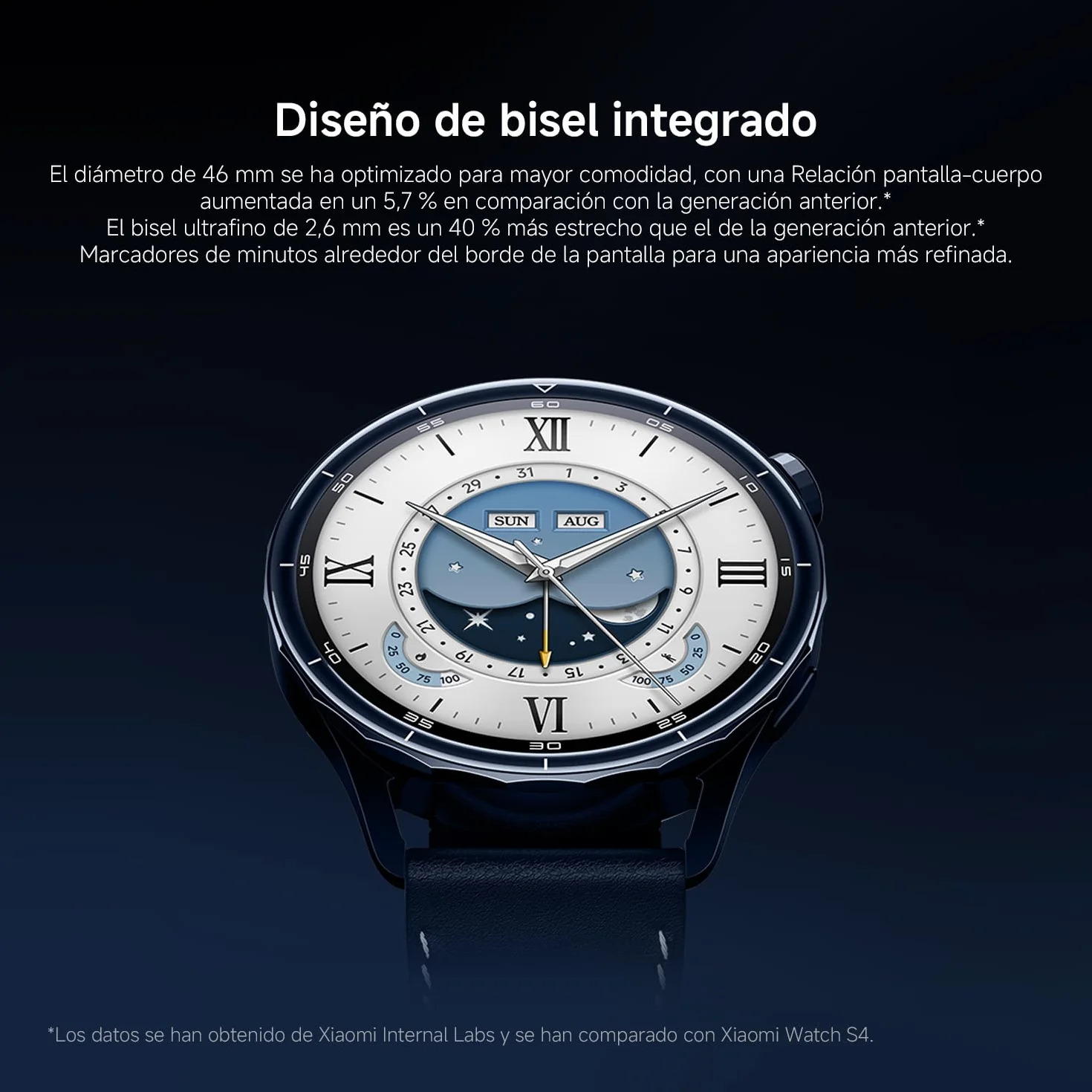 XIAOMI Watch S5 46 mm Smartwatch AMOLED 1,48" 21 Días Autonomía GPS Doble Banda NFC Negro