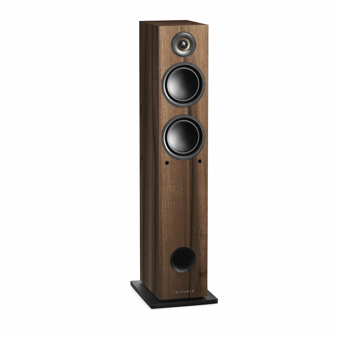 Triangle - Altavoces Activos LN05A - Altavoces Columna Bluetooth con Amplificador de 2 x 80W - Audio HD - Entradas Phono/Plato óptico y Salida para subwoofer - 165 x 921 x 263 mm – Castaño (Par)