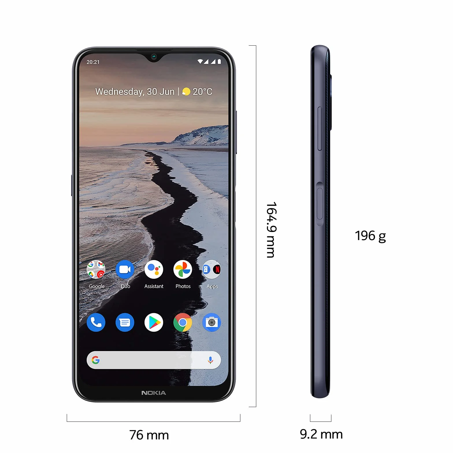 Nokia G10 Smartphone 32GB 3GB RAM Dual Sim Night