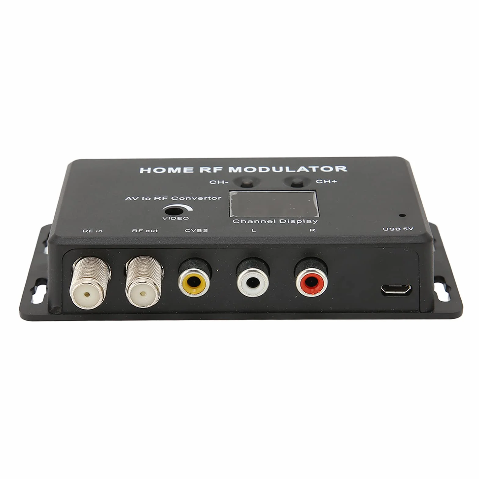 Modulador UHF, M70RV TV Link Modulator, Compatible con Descodificadores y Otras Fuentes de A/V, PAL/NTSC Opcional, Niveles de Salida Ajustables y Canales de Salida Seleccionables, AV to RF Converter