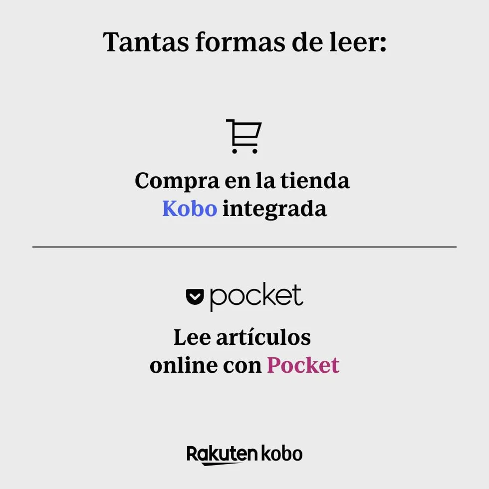 Kobo Clara Colour eReader 6" E Ink Kaleido 3 Pantalla Color sin Reflejos Modo Oscuro Resistente al Agua Audiolibros 16 GB Negro