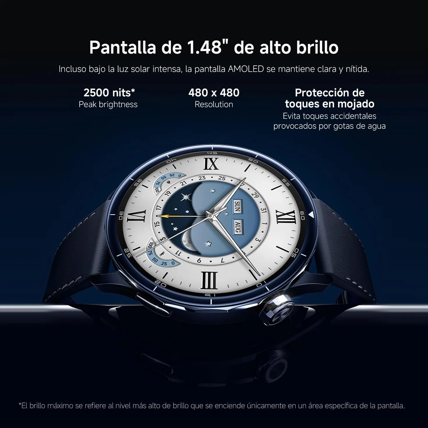 XIAOMI Watch S5 46 mm Smartwatch AMOLED 1,48" 21 Días Autonomía GPS Doble Banda NFC Negro