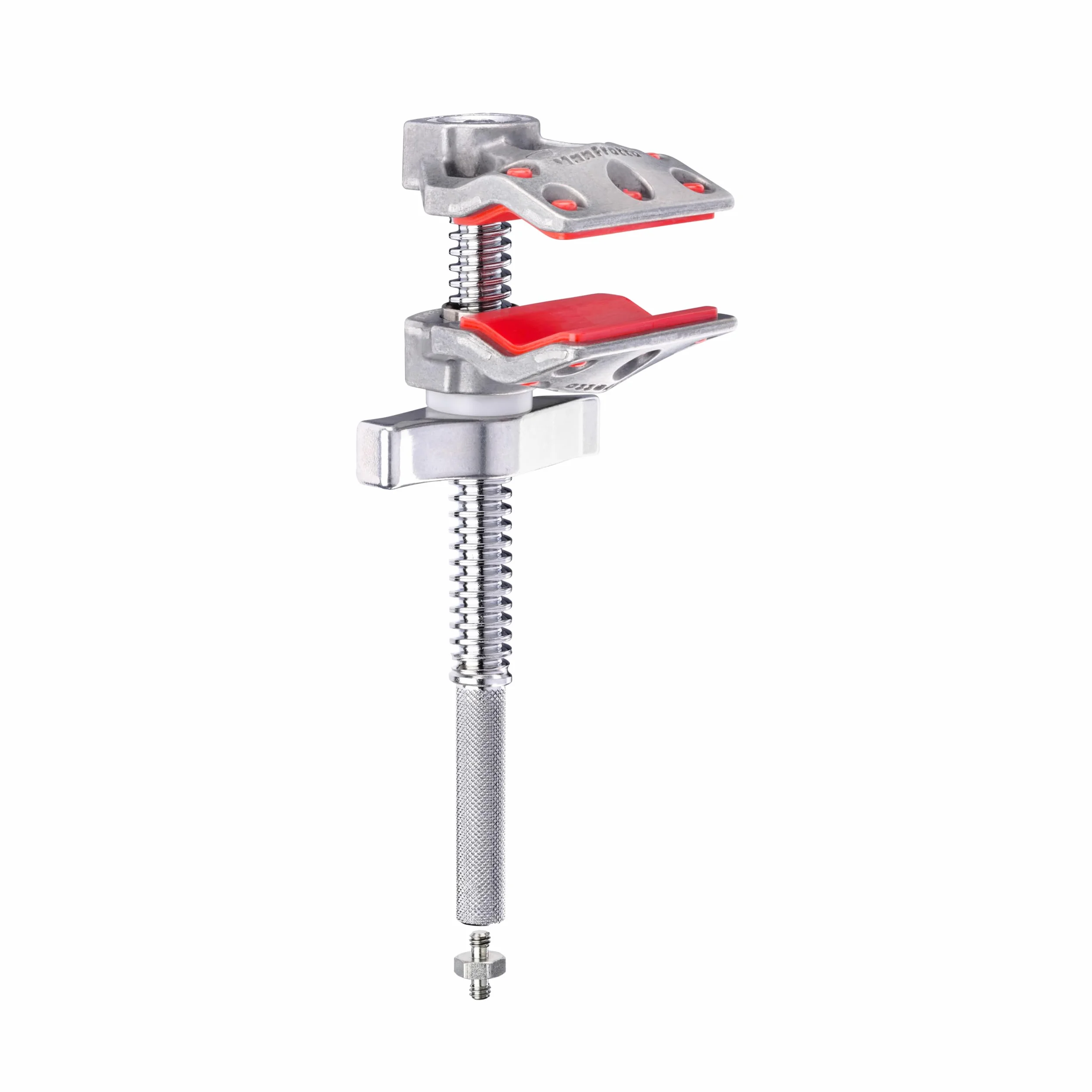 Manfrotto Abrazadera para tornillo de banco, 5 cm, color gris