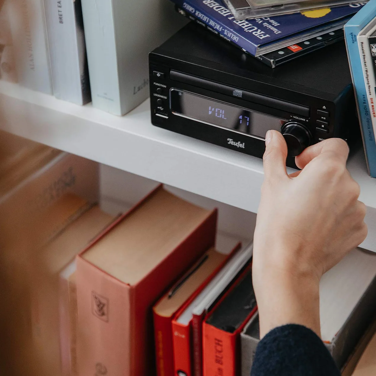Teufel KOMBO 11 Minisistema estéreo de Alta fidelidad Bluetooth Reproductor de CD Radio Dab+ Altavoces de 2 vías Negro