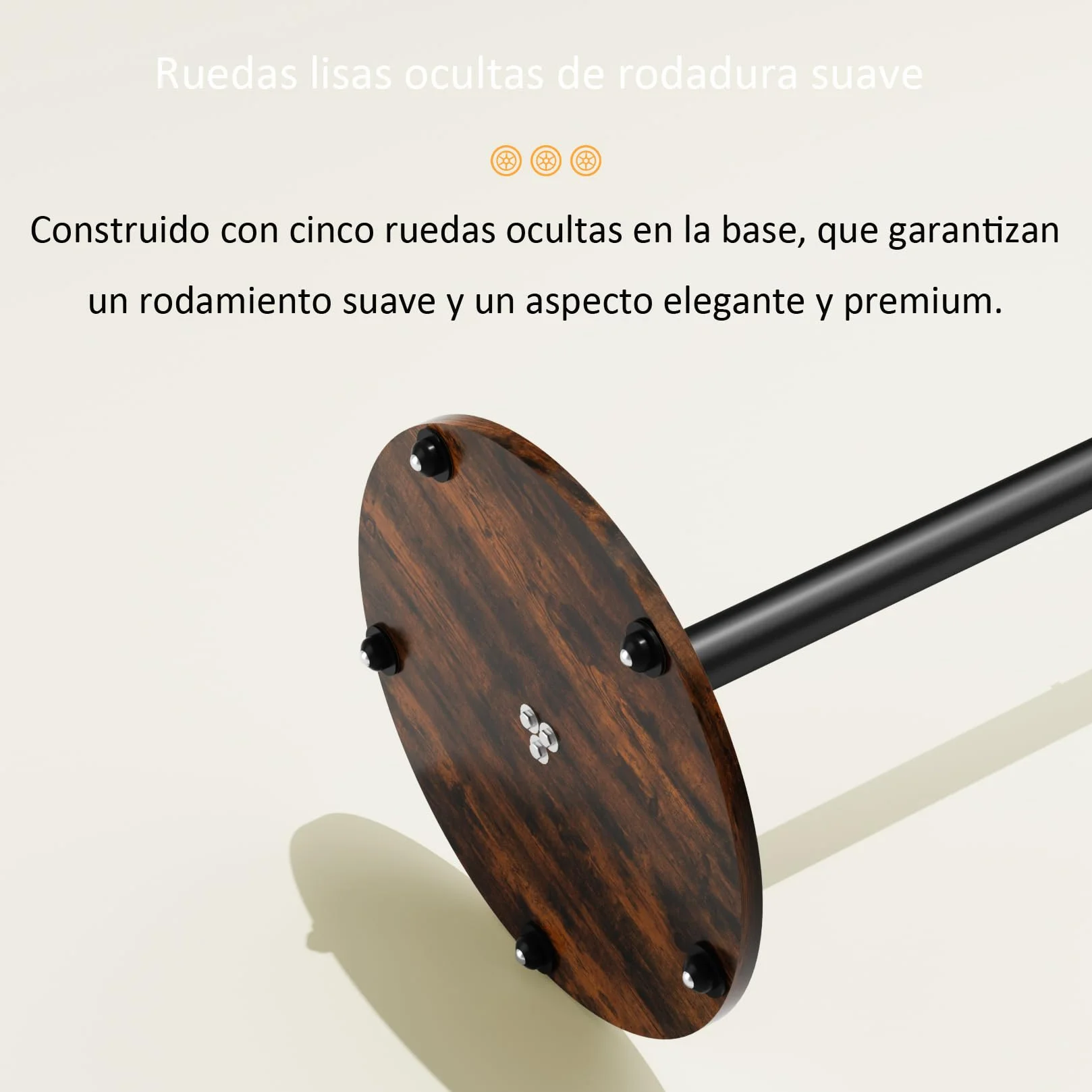 UNHO Soporte TV con Ruedas para 40-75 Pulgadas, Pie de Suelo LED/LCD, Ajuste Altura, 50kg, VESA 600x400 mm, Negro