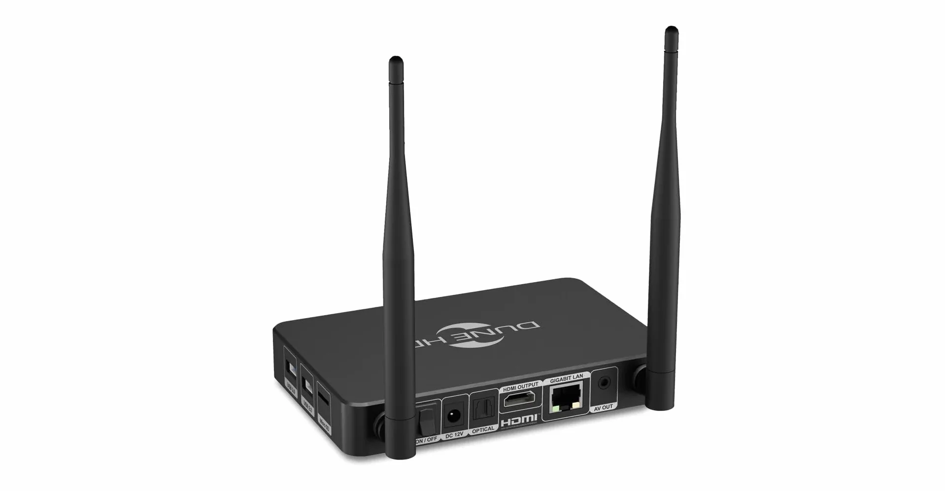 Dune HD Pro Vision 4K, Reproductor Multimedia, Android Box, Dolb Visio, Atmo, S905X4-J, HD-Audio, HDMI, 2.1, BT 5, WiFi, 1Gbit, USB 3.0, 4GB / 64GB, Optical S/PDIF, 4Kp60, 1080p, AV1
