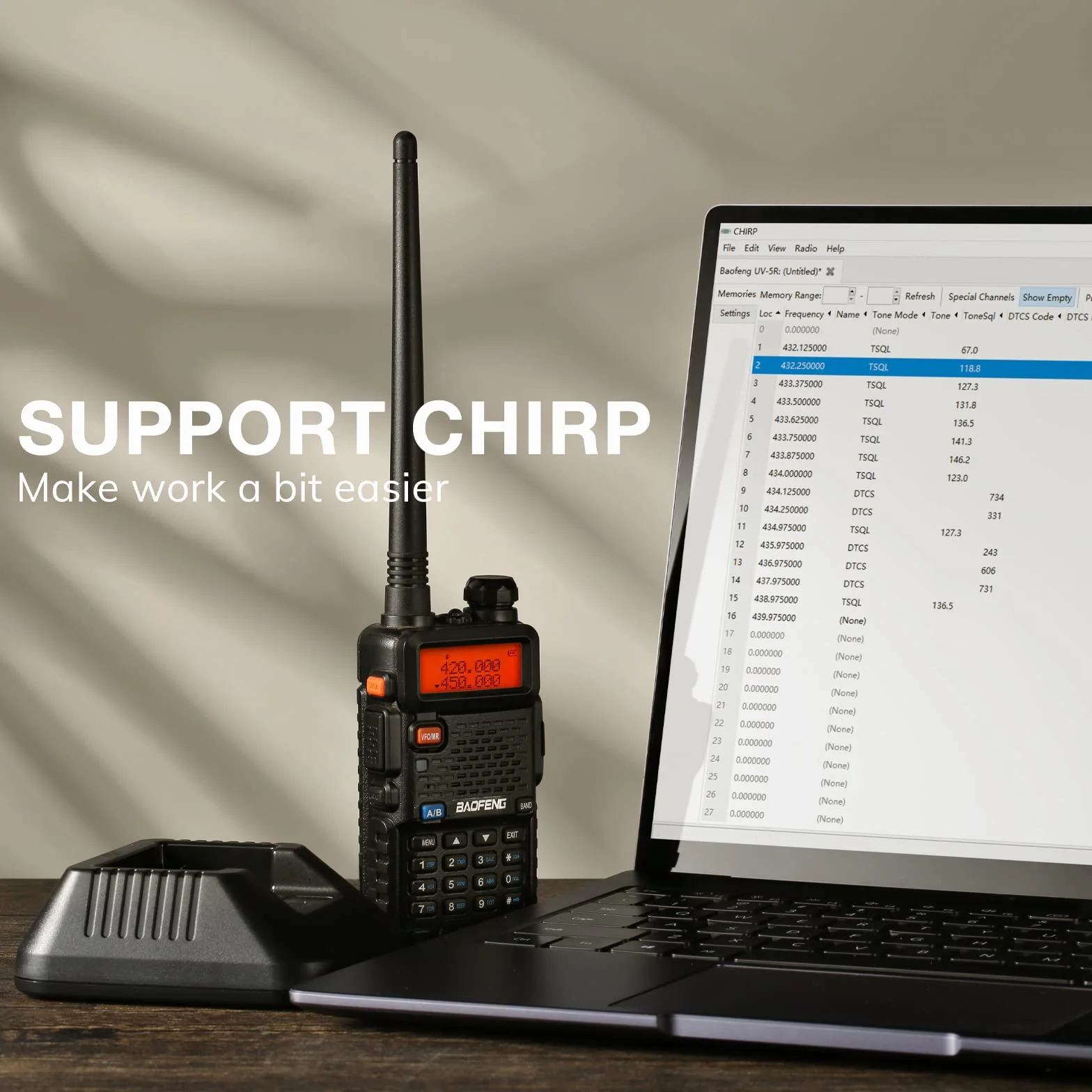 BAOFENG GT-5R Walkie Talkie actualizado Radio Bidireccional UHF VHF de Doble Banda Radio Amateur portátil de Largo Alcance con 144-146/430-440 MHz, 128 Canales, batería de 1800 mAh, Soporte Chirp