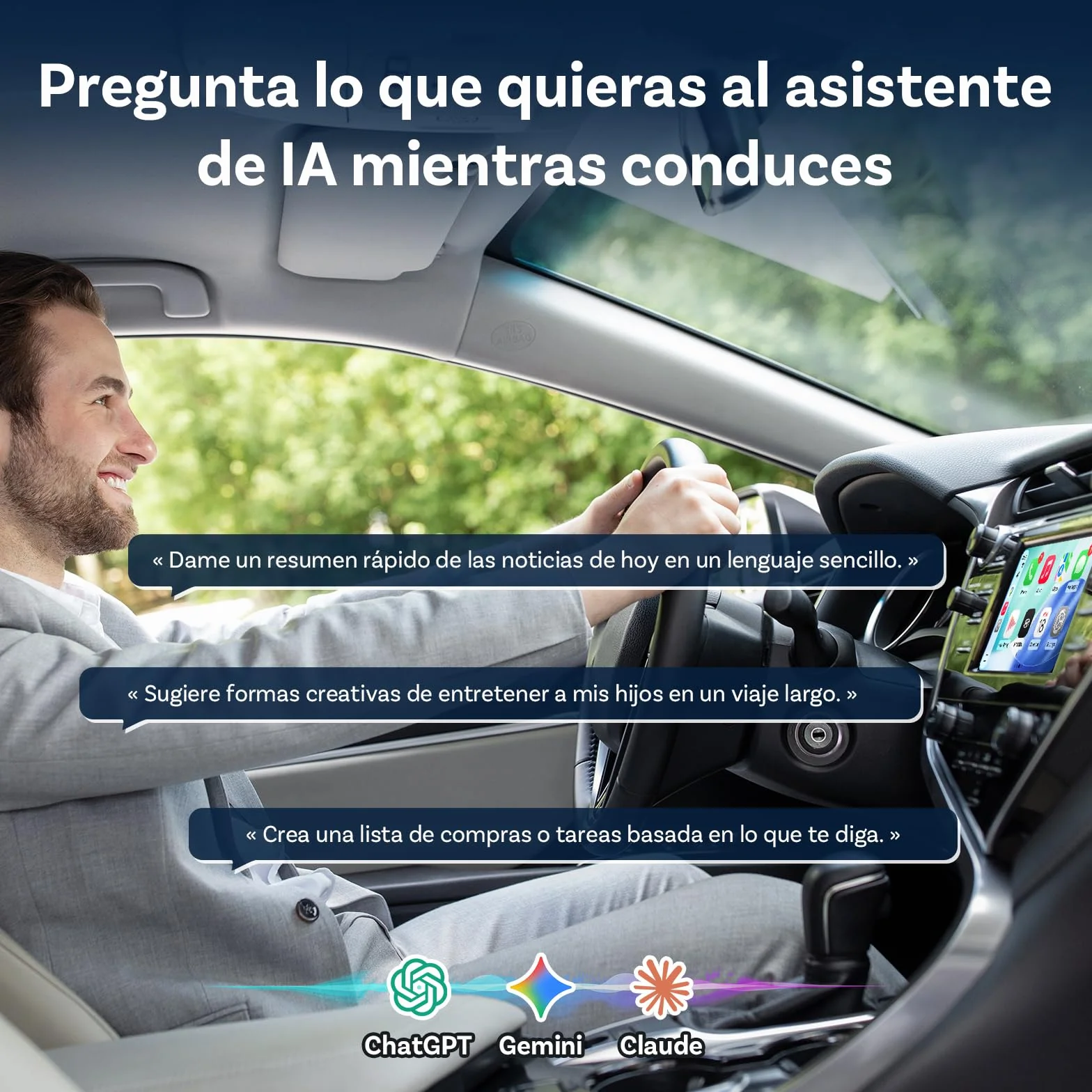 Ottocast Mini Cube 3.0 Adaptador CarPlay Inalámbrico – Dongle USB-C Ultra Mini, Reconexión Automática 5–8 s, Memoria para Dos Teléfonos, Convierte CarPlay y Android Auto por Cable a Inalámbrico
