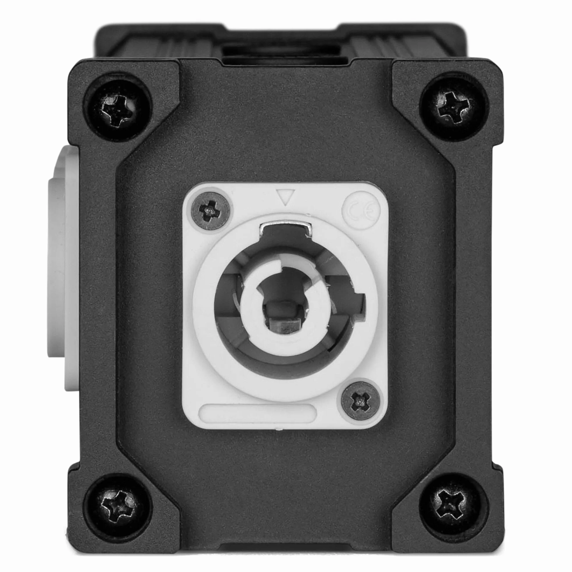 Power Dynamics Connex PSB25 Divisor de potencia PowerCon de 5 vías, distribución de energía portátil, 5 salidas PowerCon, conexiones seguras Twist-Lock, caja de escenario para actuaciones en escenario